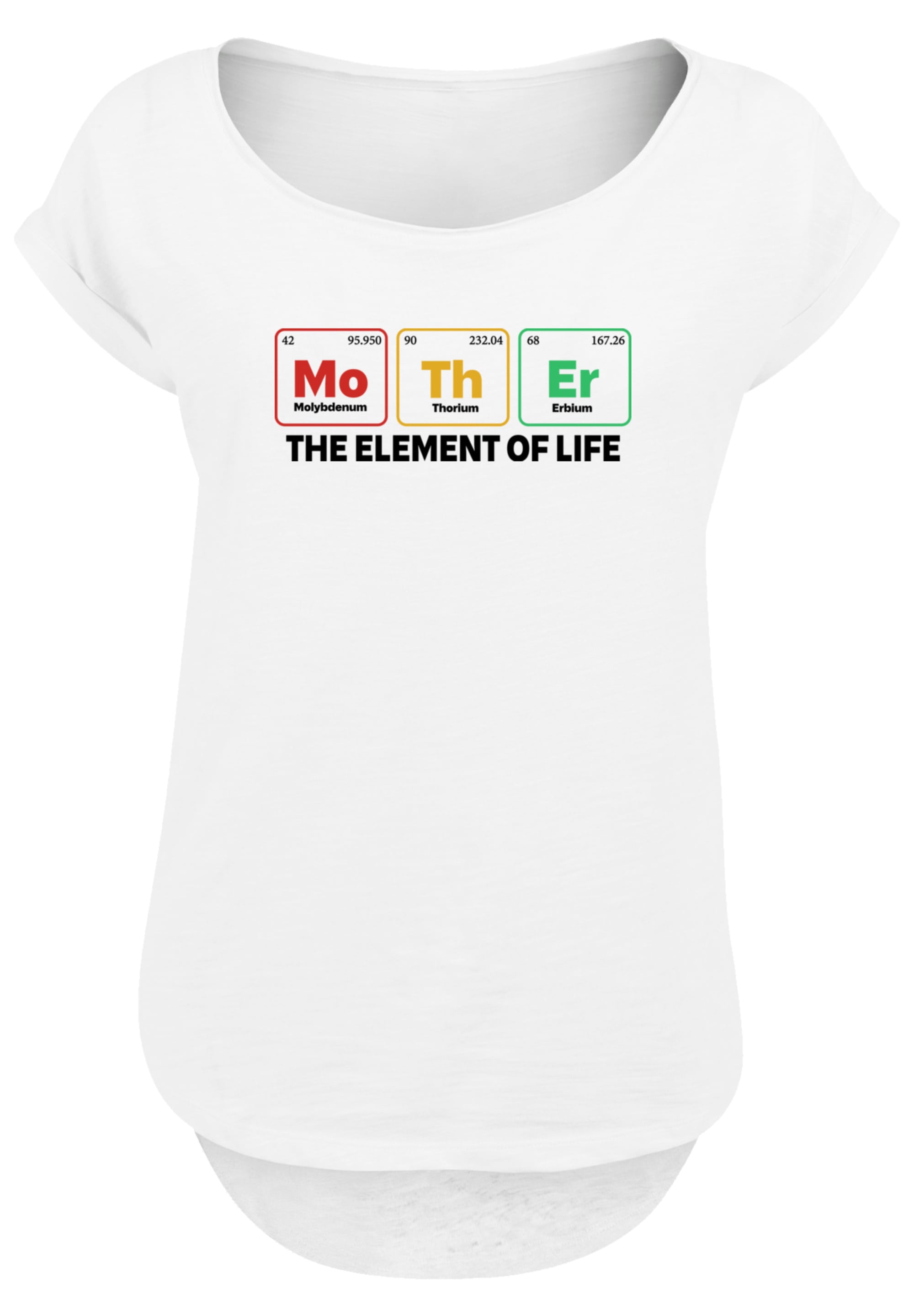 F4NT4STIC T-Shirt »Mothers Day Periodic Table Geeky Mom«, Premium Qualität