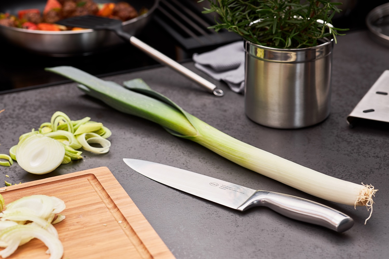 RÖSLE Kochmesser "Basic Line" für Fleisch und Gemüse, Klingenspezialstahl, ergonomischer Griff