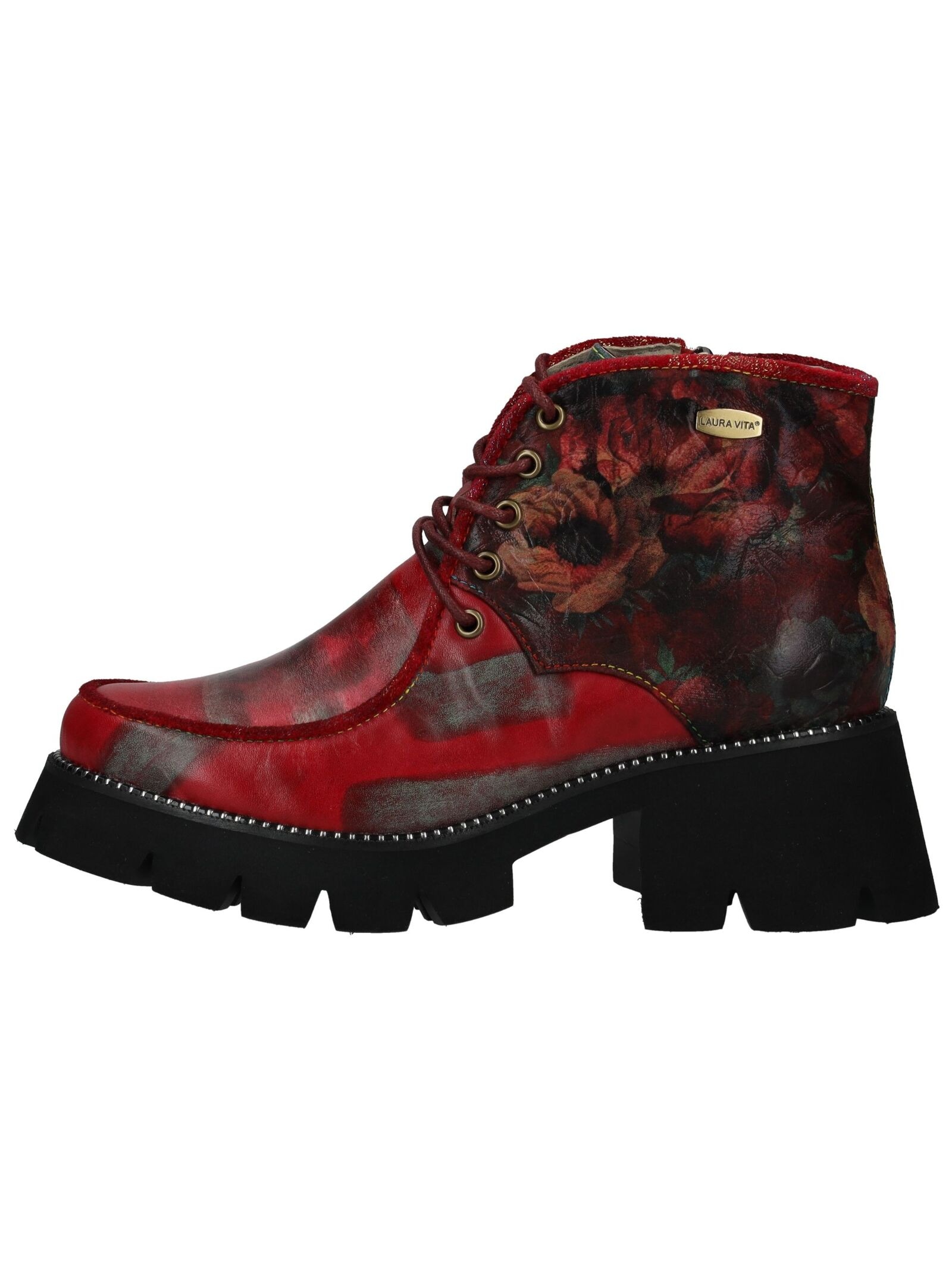 LAURA VITA Schnürstiefelette »LAURA VITA Stiefelette Leder/Textil«