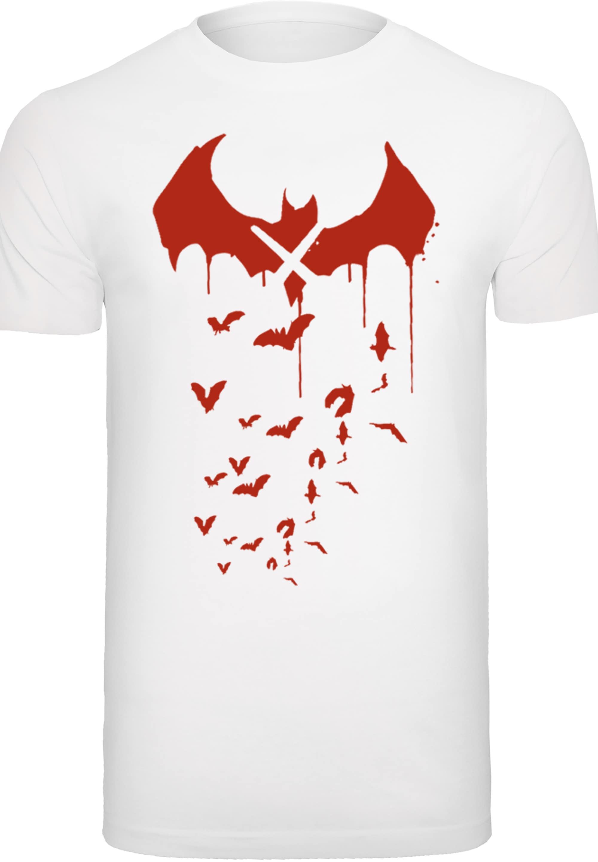 F4NT4STIC T-Shirt »DC Comics Batman Arkham Knight Bats X Drip«, Print