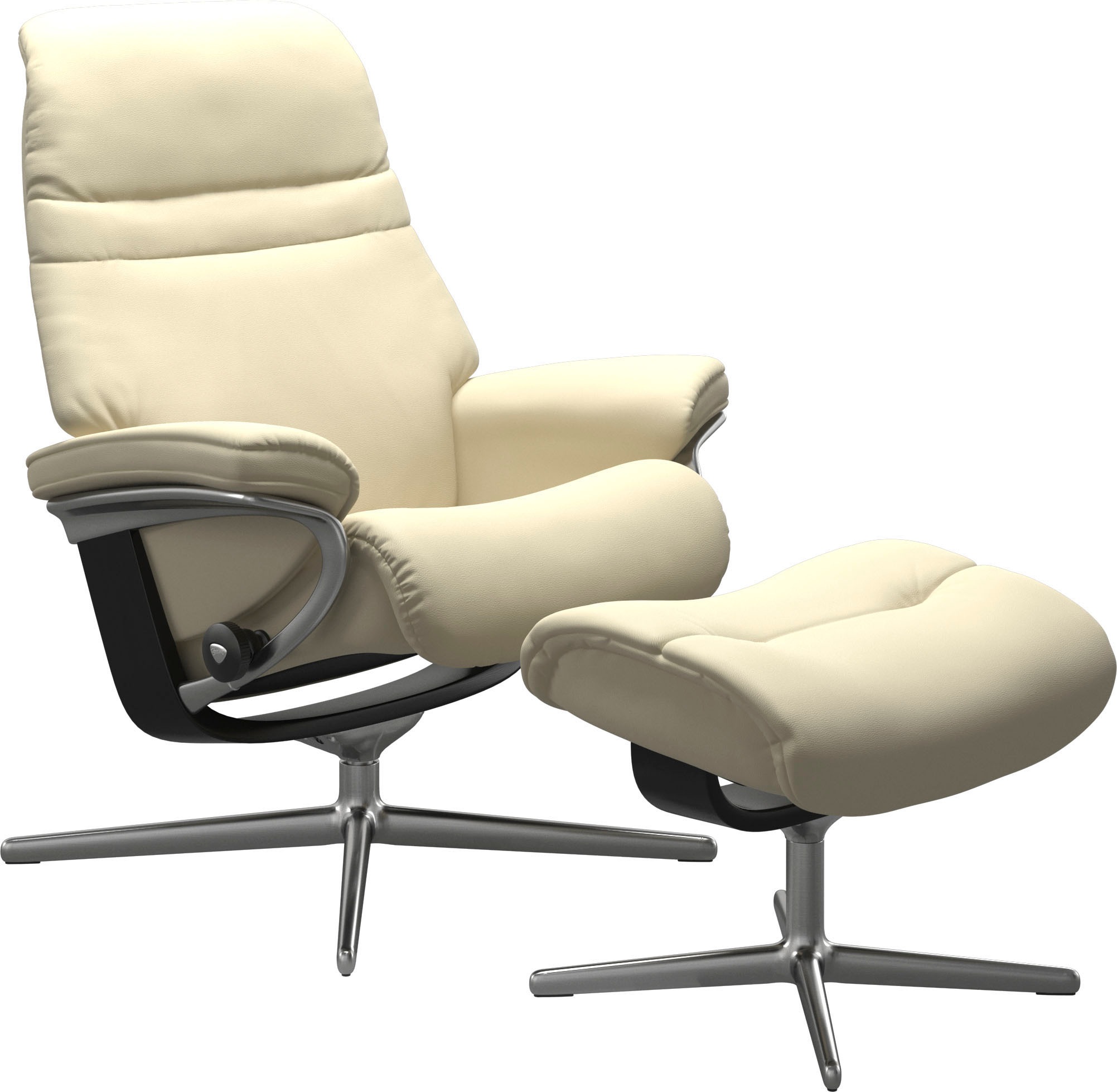 Stressless® Fußhocker »Sunrise«, mit Cross Base, Größe S, M & L, Holzakzent Schwarz