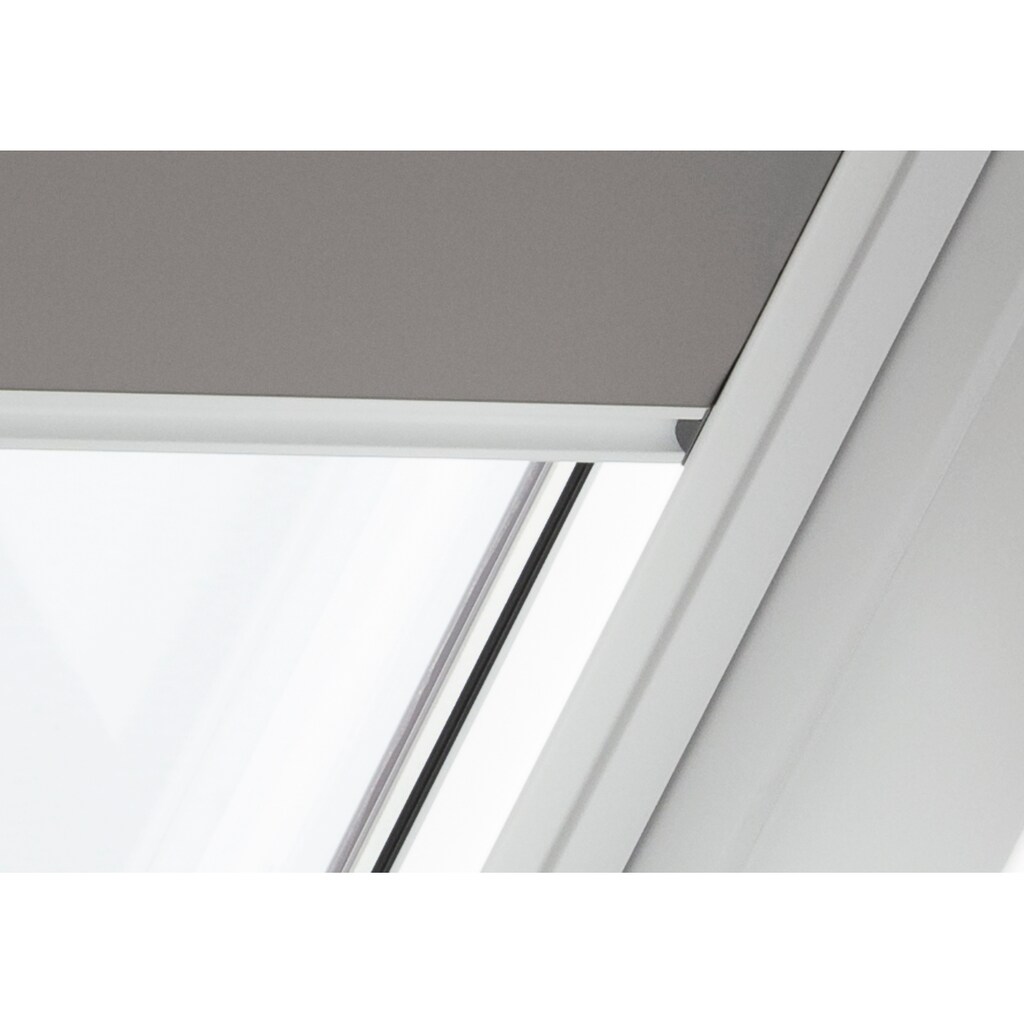 VELUX Verdunklungsrollo »DKL PK10 0705SWL«, verdunkelnd, Verdunkelung, in Führungsschienen