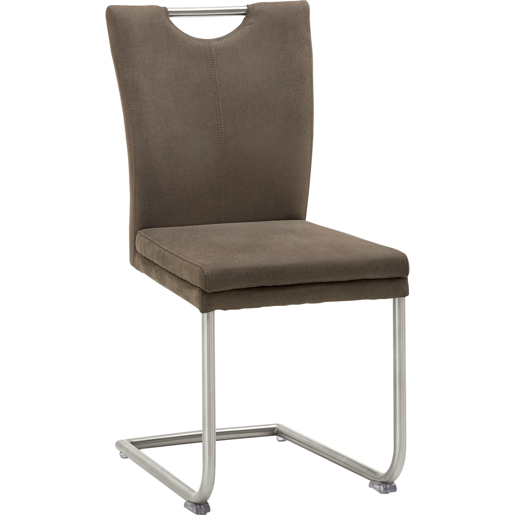 NIEHOFF SITZMÖBEL Esszimmerstuhl »Top Chairs«, Microfaser, Griff im Rücken, 2er-Set, in 6 Farben