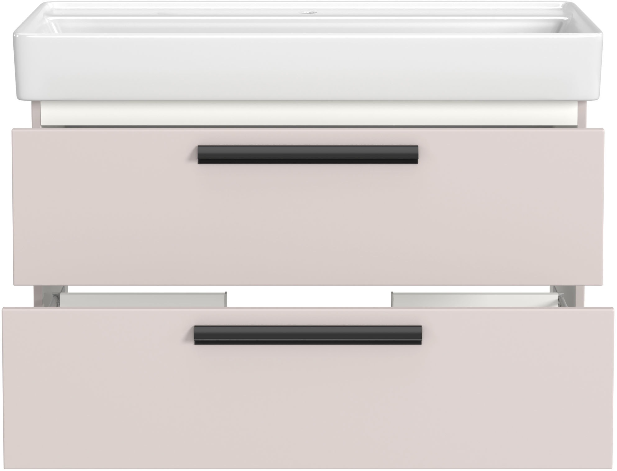 welltime Badmöbel-Set »SALVADA, 5tlg-Set, gedämpfte Scharniere, Softclose, Keramikbecken« Maße (B/T/H): 180/47,5/200 cm, 