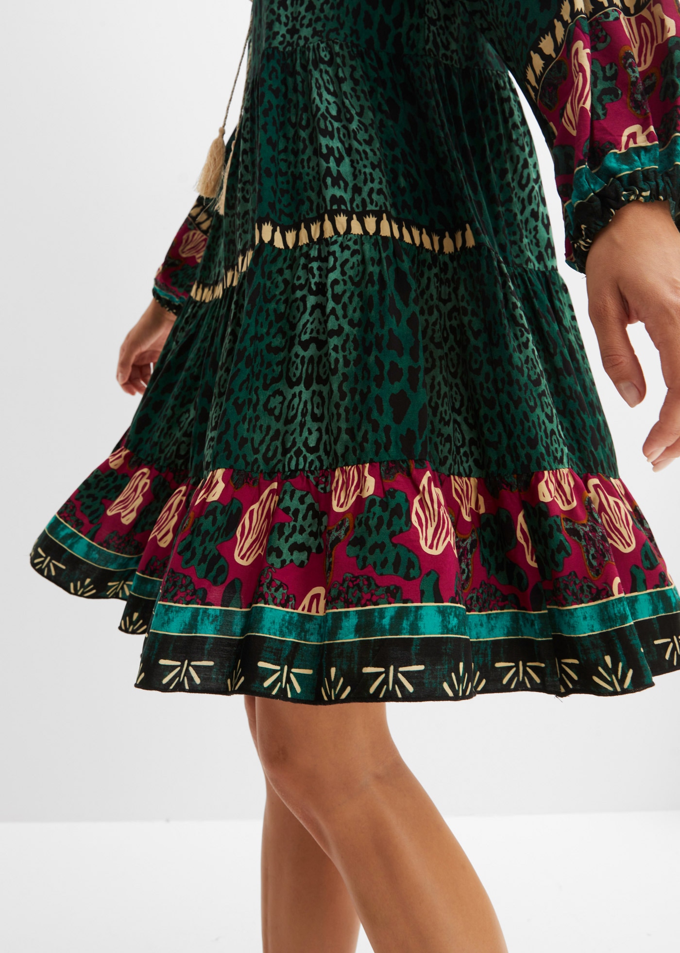 bonprix Tunikakleid »Tunika-Kleid aus fließender Viskose« Tunika-Kleid aus fließender Viskose