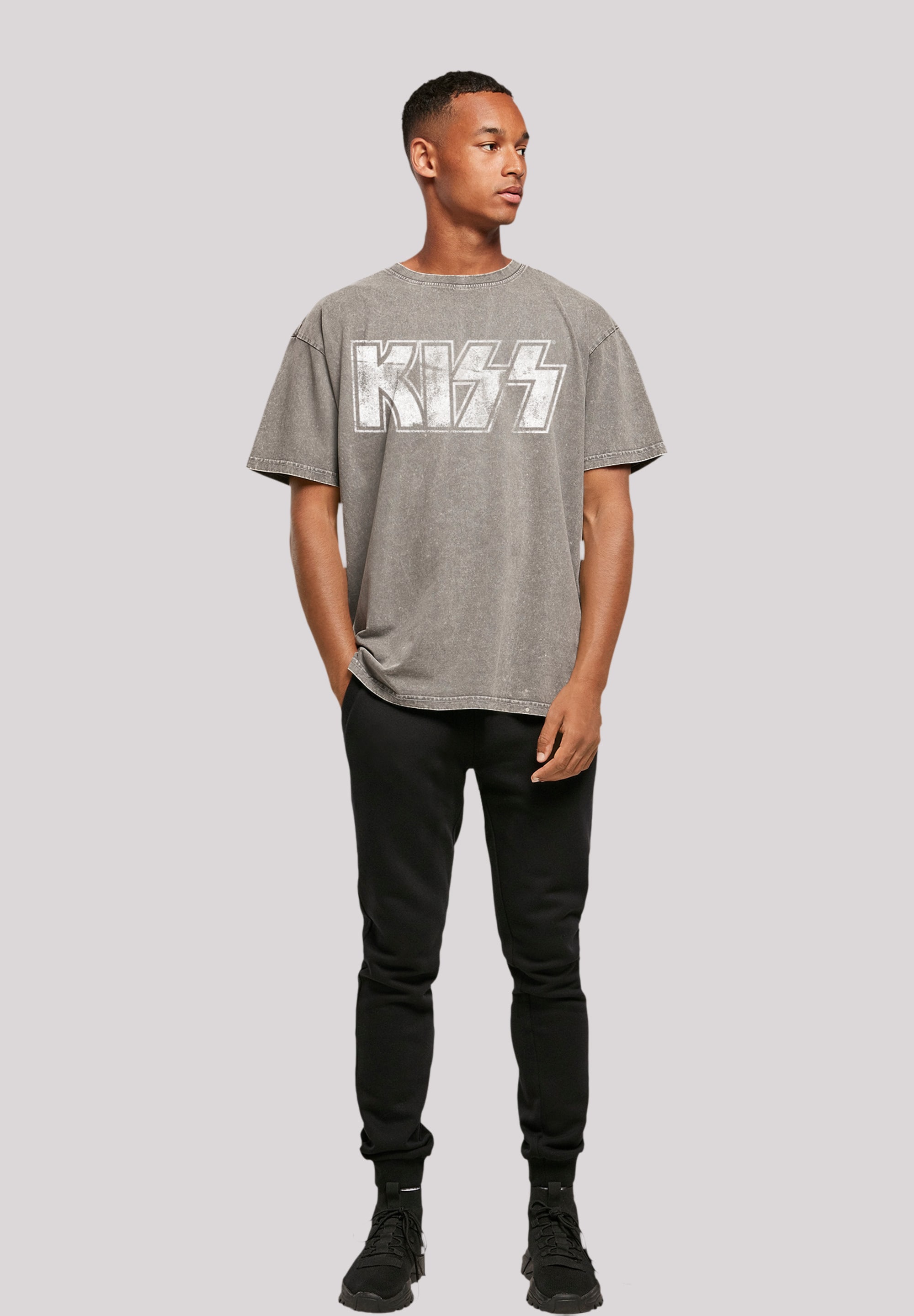 F4NT4STIC T-Shirt »Kiss Rock Band Vintage Logo«, Premium Qualität, Musik, By Rock Off