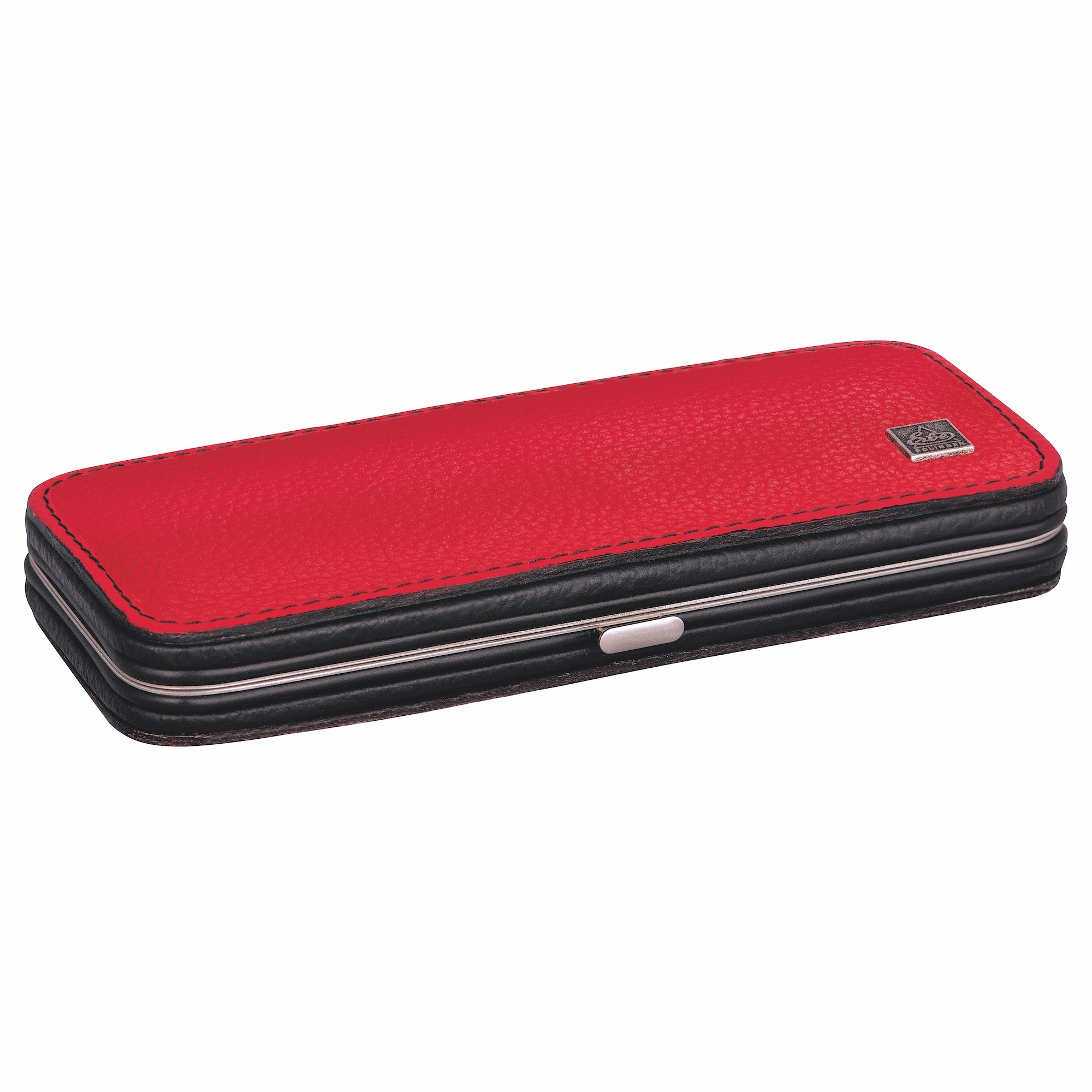 ERBE Maniküre-Etui »Colorado«, (Set, 5 tlg.), Echtleder, Kontrastnähte, Druckknopfverschluss, rostfreie Instrumente