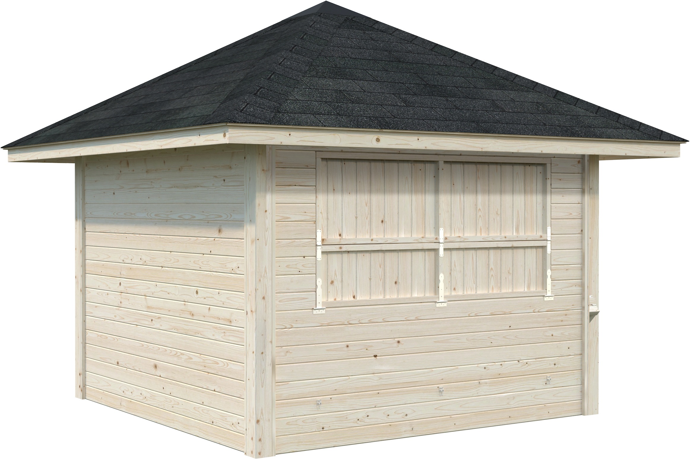 Palmako Holzpavillon »Bianca 8,3 m² Set 104« BxTxH: 384x384x319 cm