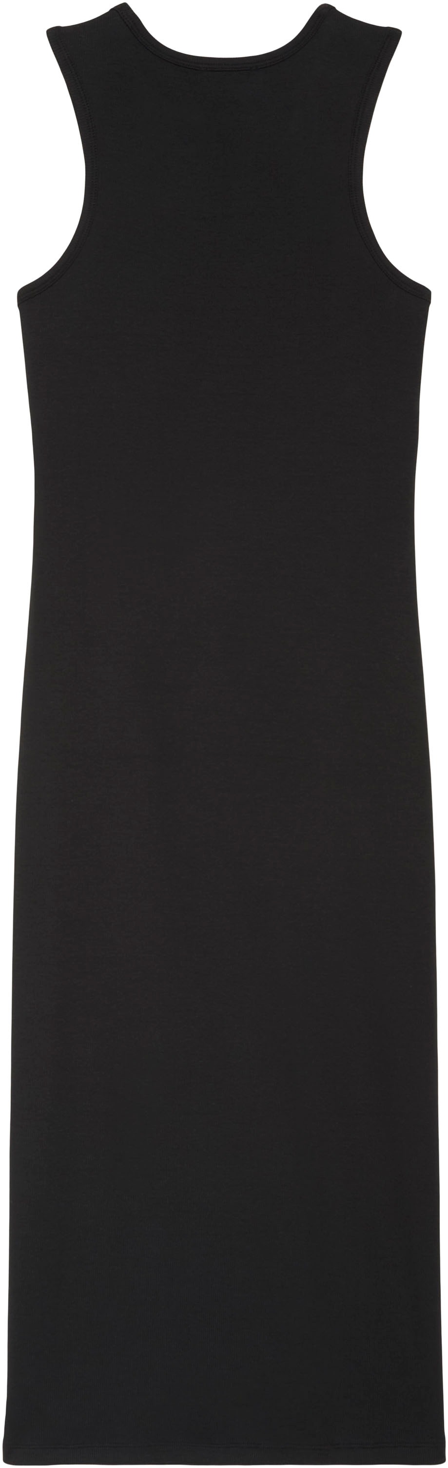 Calvin Klein Jeans Trägerkleid »MONOLOGO BABY RIB TANK MIDI« Ohne Tasche Figurbetonte Passform mit Rundhalsausschnitt