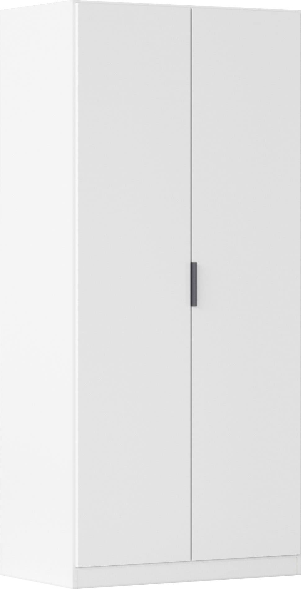 rauch Kleiderschrank »Drehtürenschrank Schrank Garderobe Ankleide Schlafzimmer LAGOA« 3 verschiedene Ausstattungen BASIC/CLASSIC/PREMIUM (inkl. SOFT-CLOSE),  moderne Kantengriffe aus Metall, optional mit Aufsatz MADE IN GERMANY