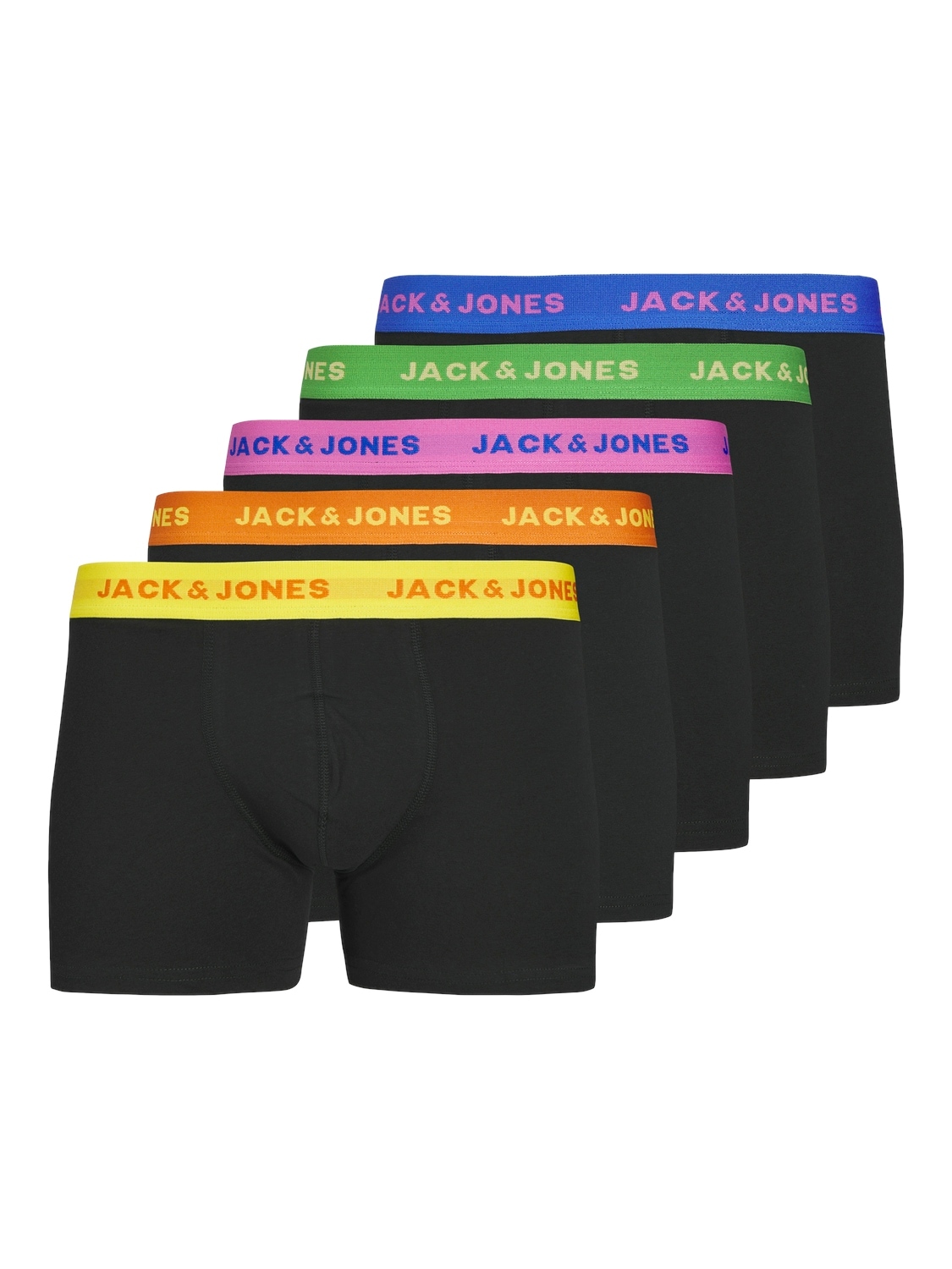 Jack & Jones Boxershorts "JACLEO SOLID TRUNKS 5 PACK", (Packung, 5 St.)