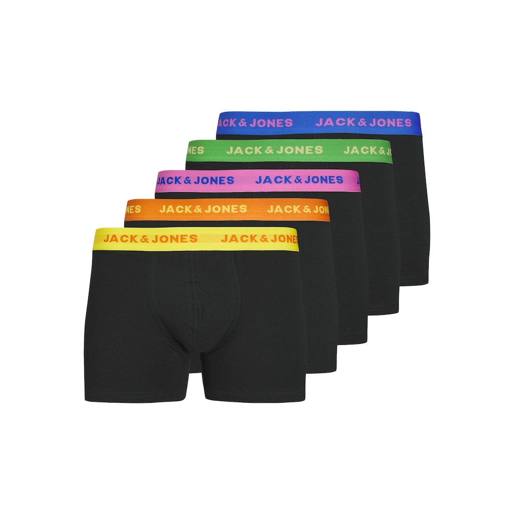 Jack & Jones Boxershorts »JACLEO SOLID TRUNKS 5 PACK«, (Packung, 5 St.)