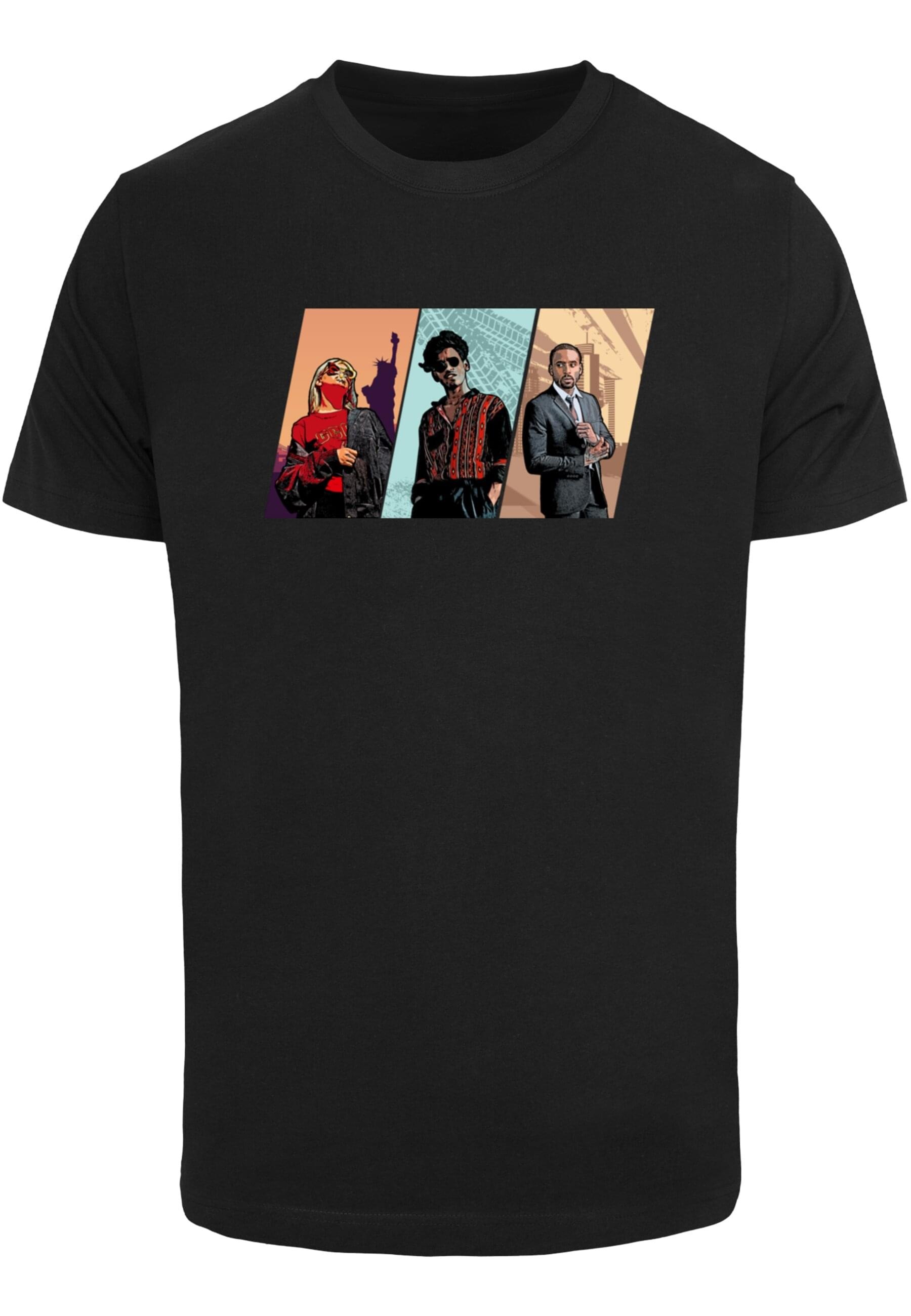 Merchcode T-Shirt "Merchcode Herren Grand Trio T-Shirt Round Neck", (1 tlg. günstig online kaufen