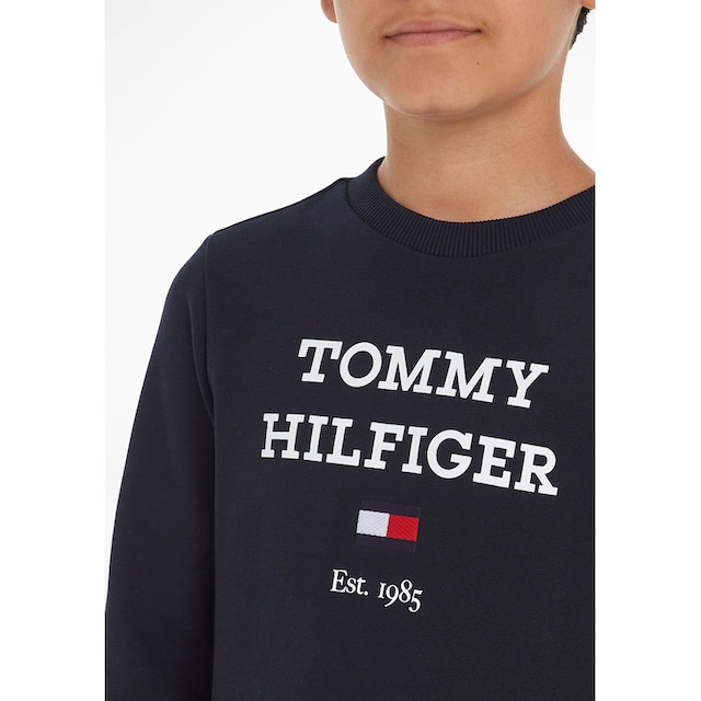 Tommy Hilfiger Sweatshirt »TH LOGO SWEATSHIRT«, mit großem Logo online  kaufen | BAUR