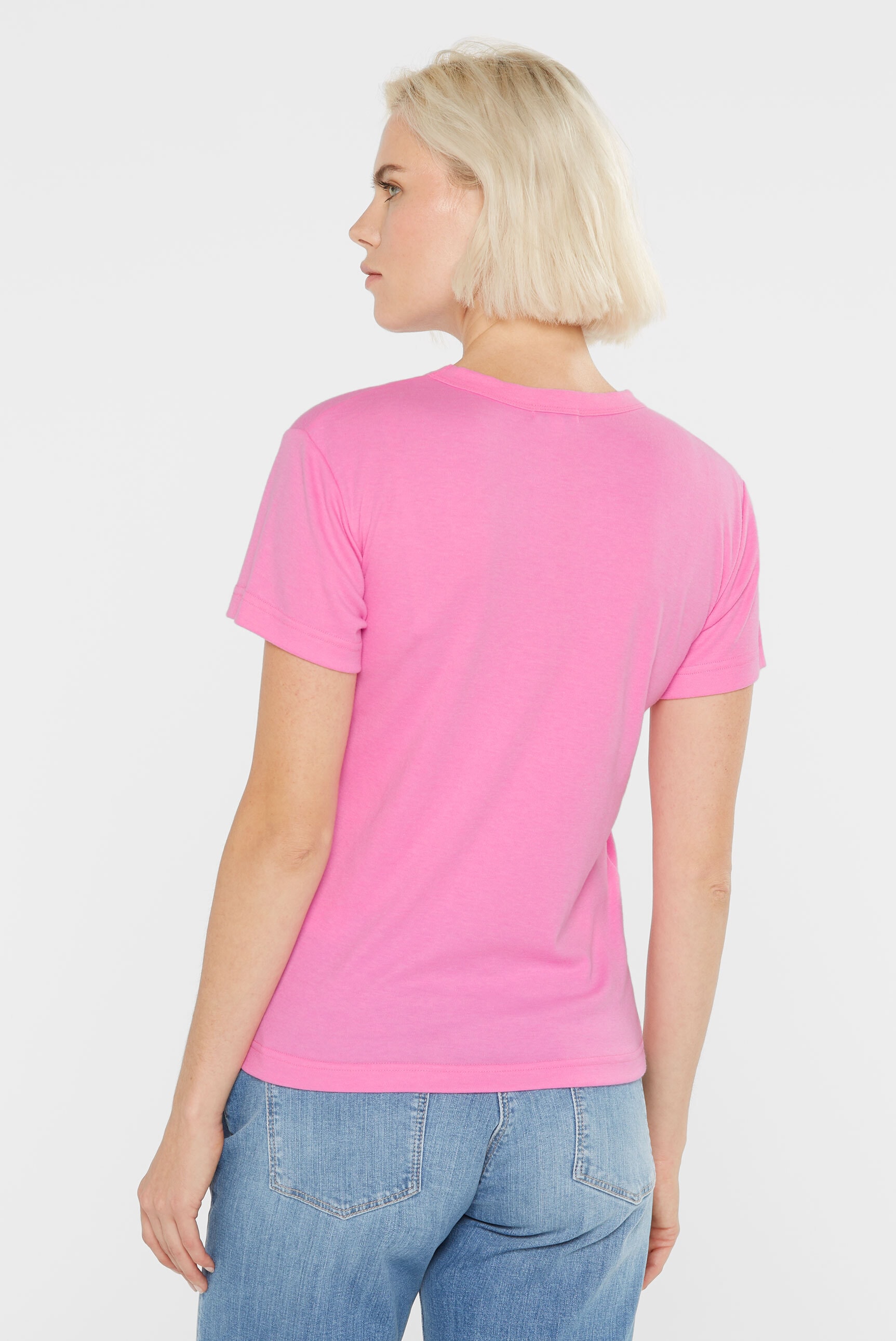 SENSES.THE LABEL Rundhalsshirt, aus Baumwolle