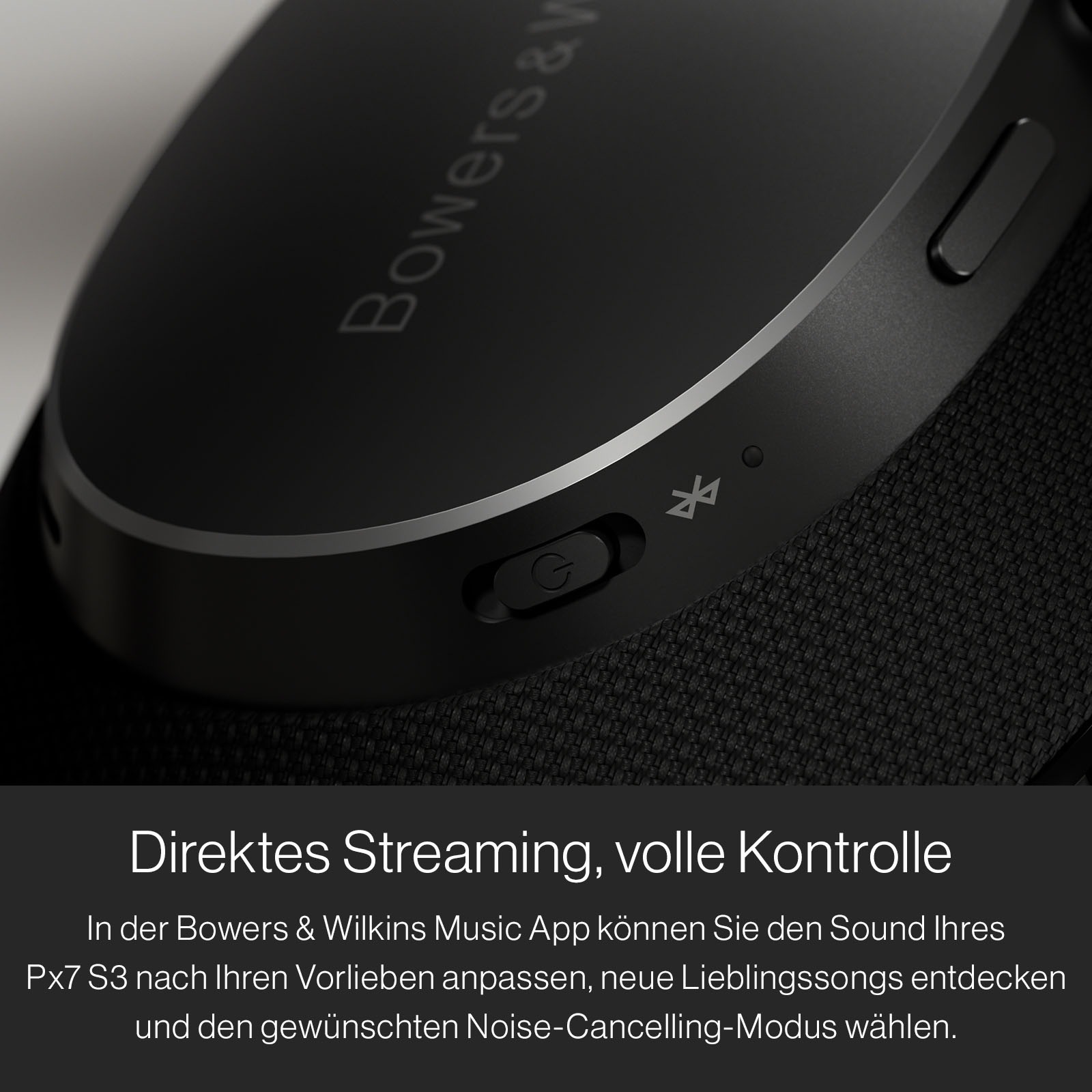 Bowers & Wilkins Kopfhörer »Px7 S3«, aptX Bluetooth-Bluetooth, Active Noise Cancelling (ANC)-Multi-Point-Verbindung