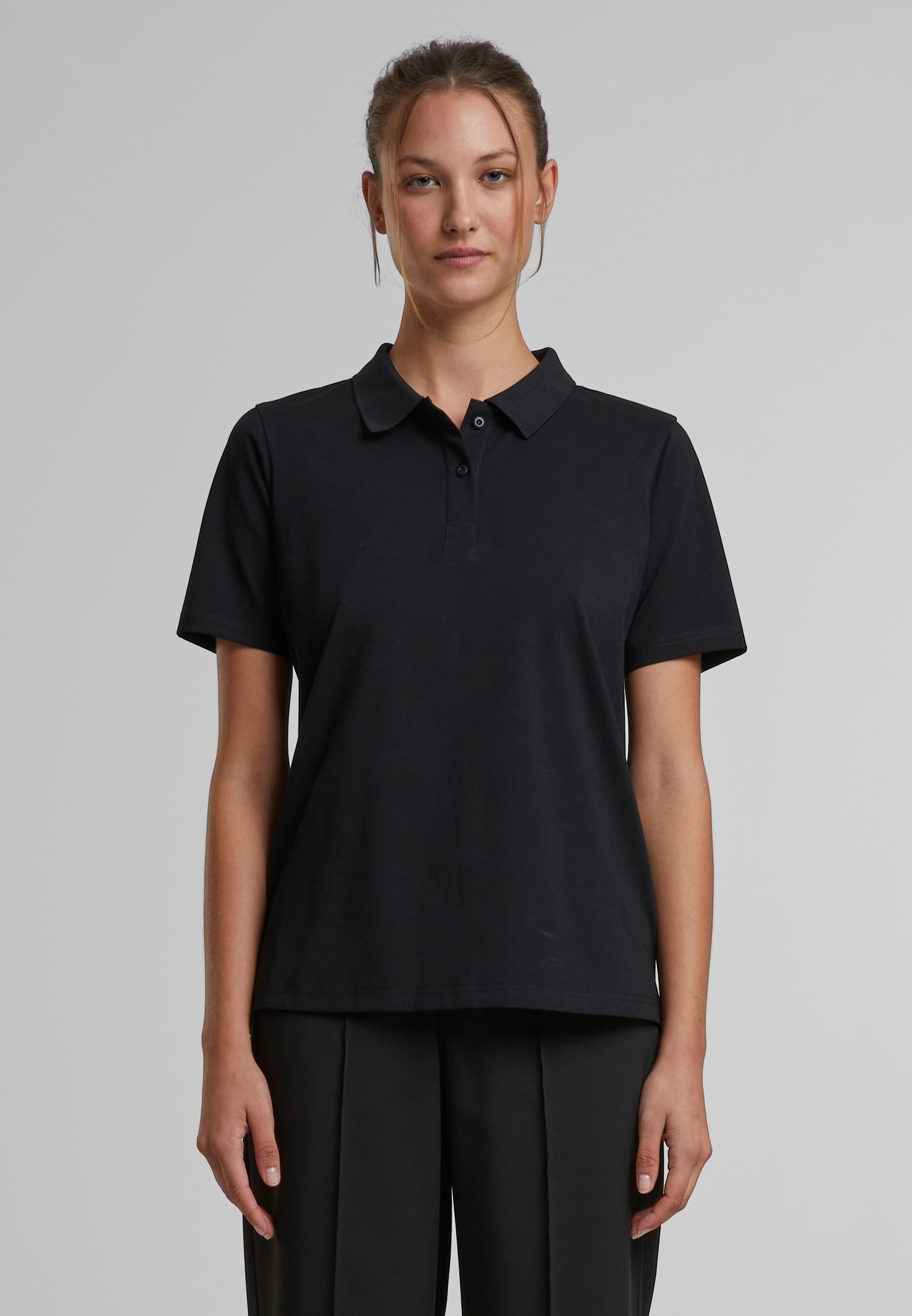 URBAN CLASSICS Poloshirt »Urban Classics Ladies Sorona Polo Tee«, (1 tlg.)
