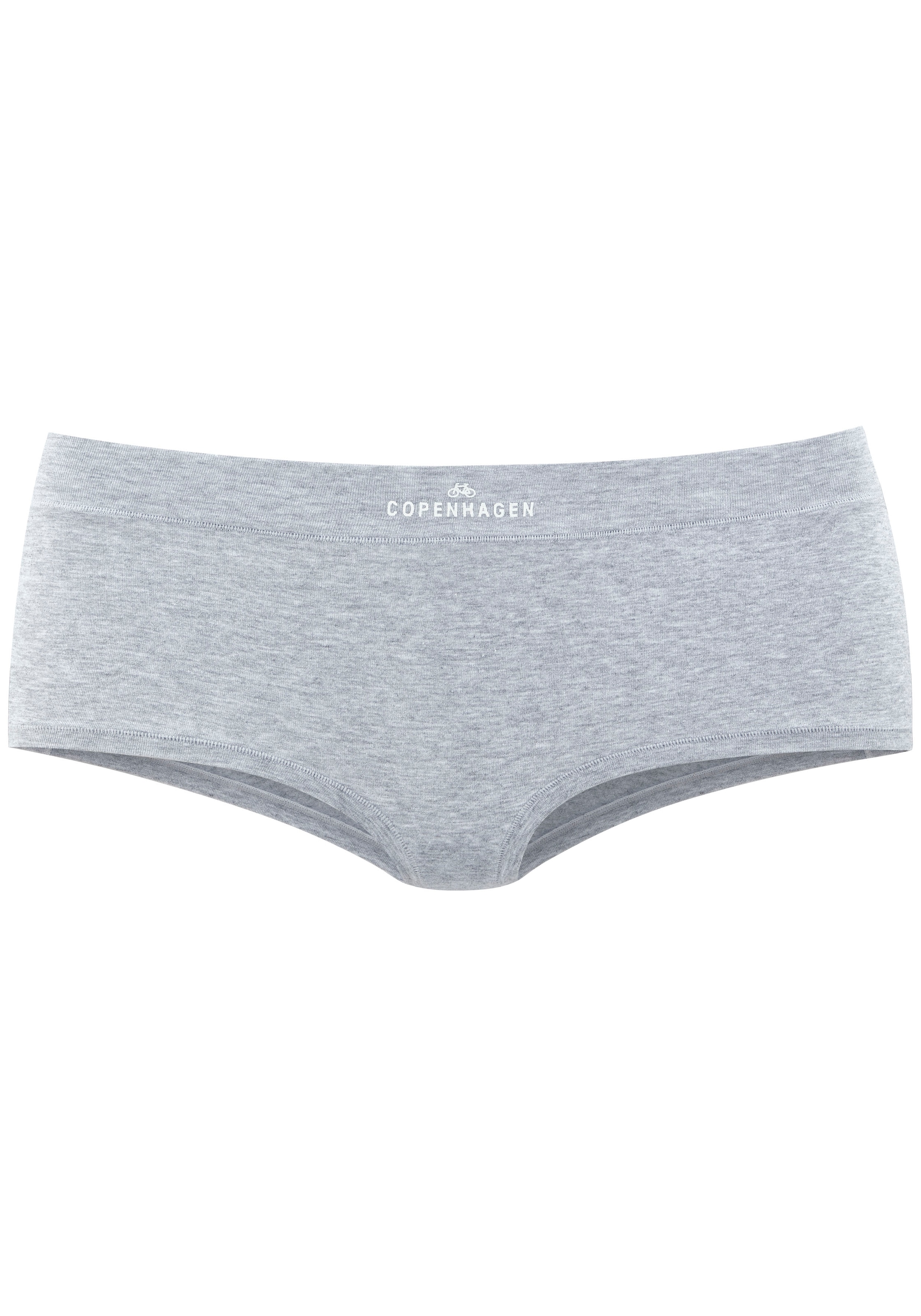 Copenhagen Studios Panty »mit Logodruck am Bund« 3er-Pack,  aus softer Bio-Baumwollqualität