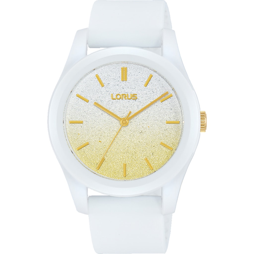 LORUS Quarzuhr »RG271TX9«, Armbanduhr, Damenuhr, Glitzer