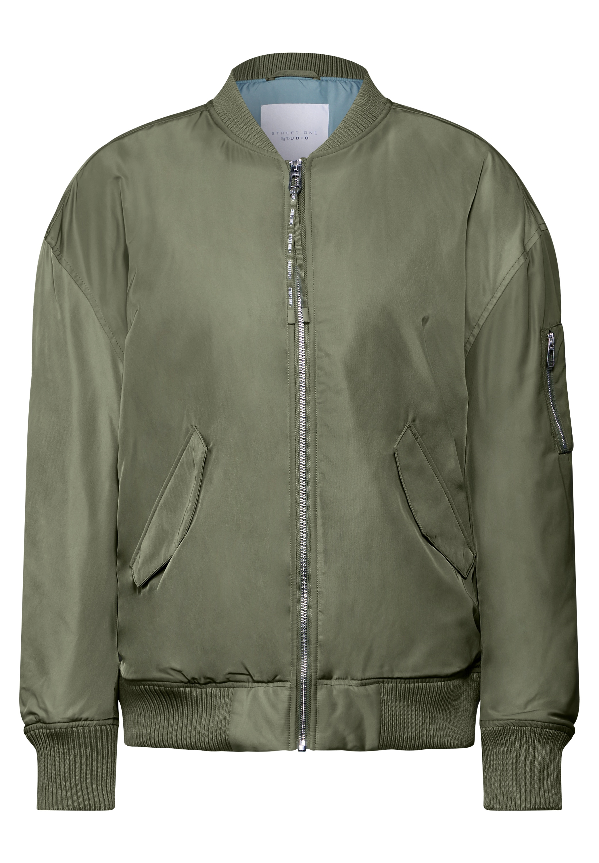 STREET ONE STUDIO Blouson, ohne Kapuze, mit Rundhalsausschnitt