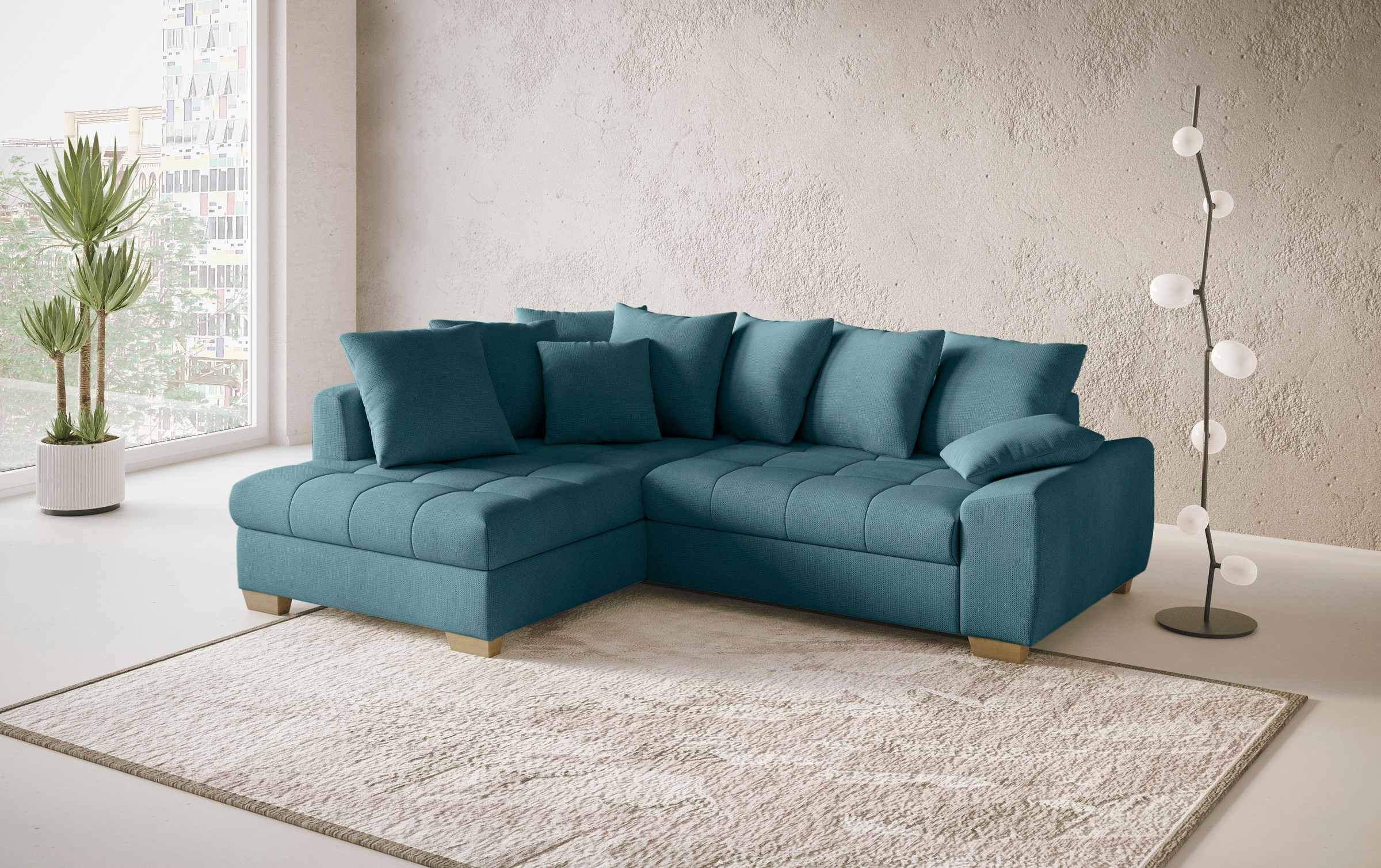 Mr. Couch Ecksofa "Nikita II, L-Form, bis 140kg pro Sitzplatz belastbar", m günstig online kaufen