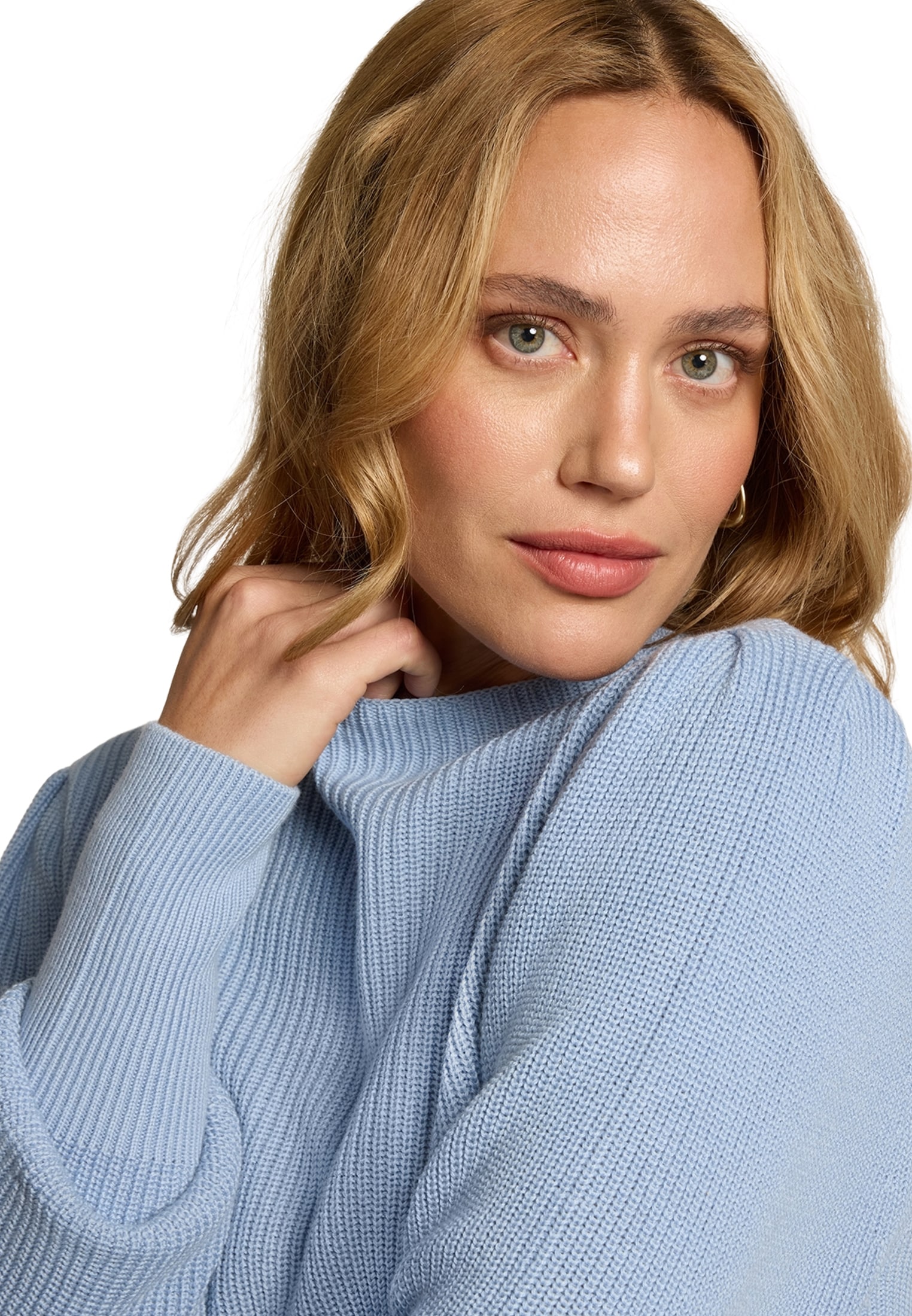 Zero Strickpullover »Damen mit Ballonärmeln« 1 tlg. Plain/ohne Details