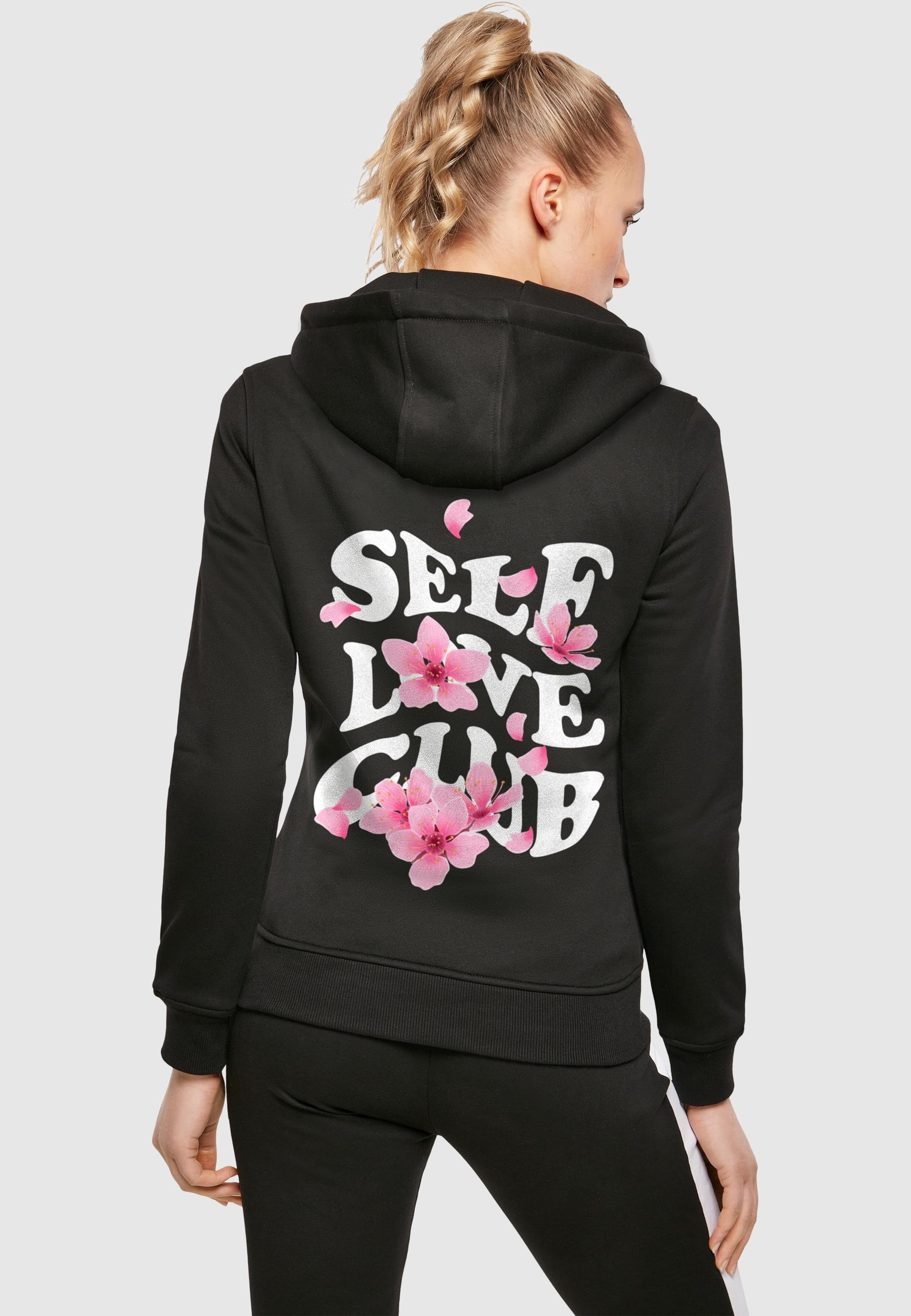 Miss Tee Kapuzenpullover »Miss Tee Damen Self Love Club Hoody«, (1 tlg.)