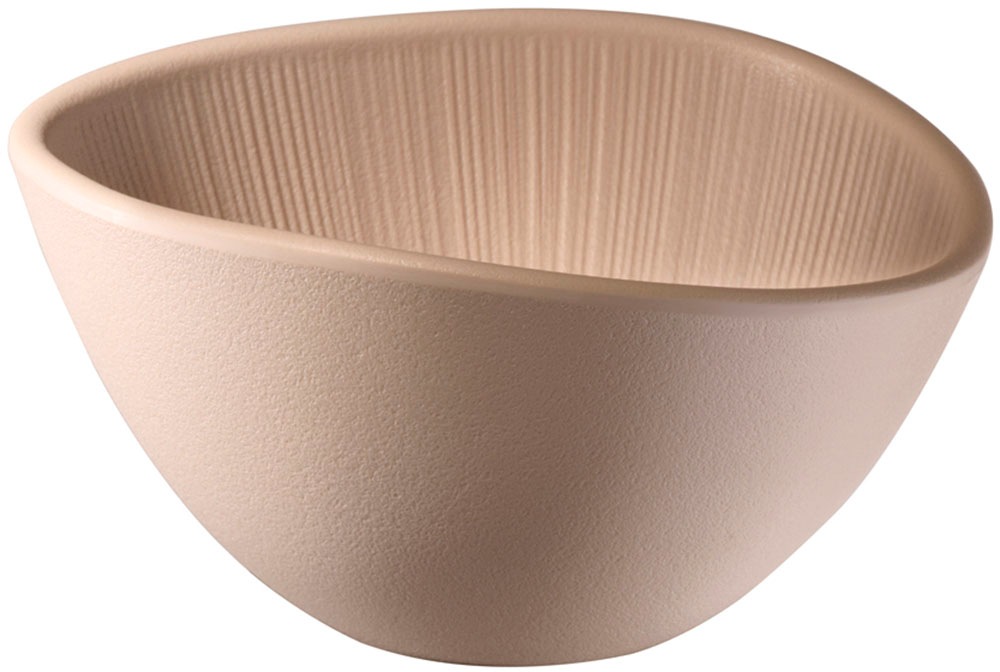 APS Schale "Schüssel "NERO", 0,3 Liter, 14,5 x 12,5 cm, Höhe 8 cm", Ø 12,5cm, beige, Schüsseln, aus Melamin