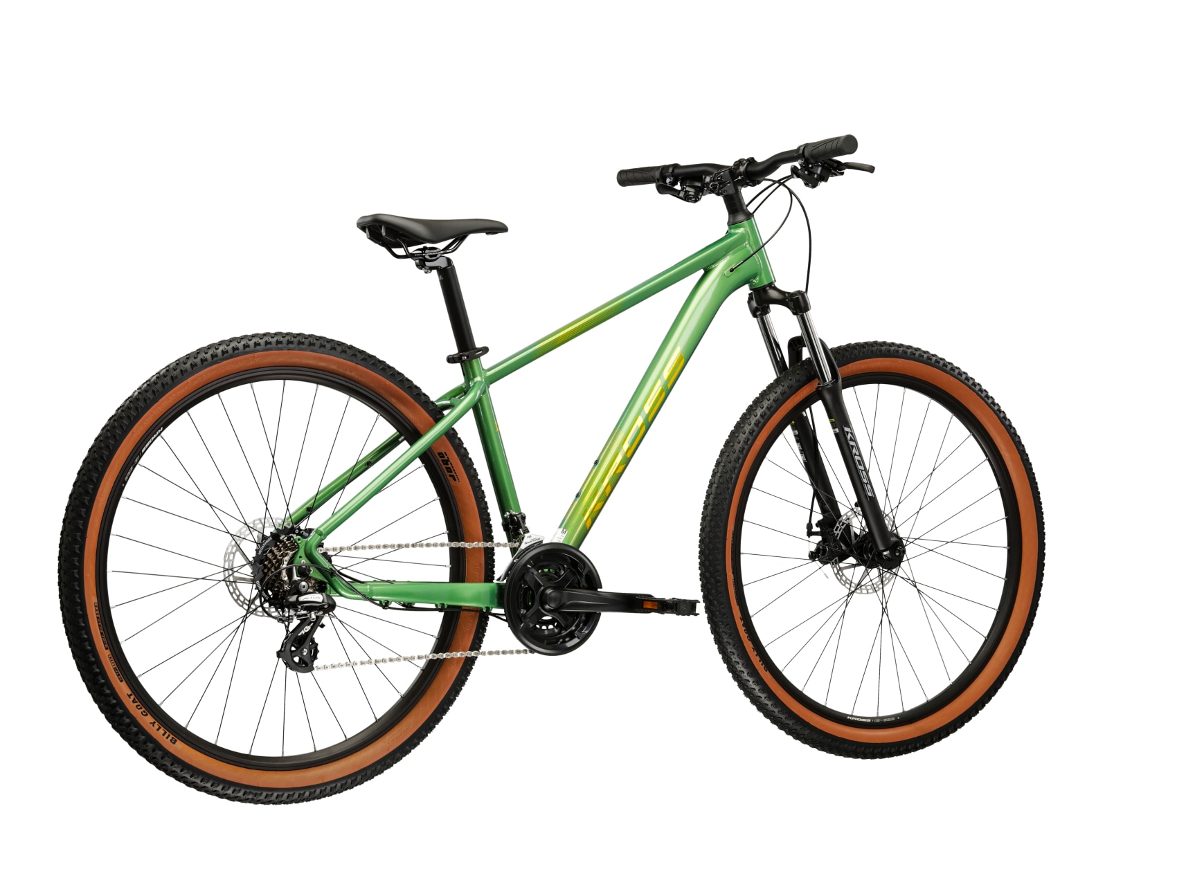 Kross Mountainbike »KROSS Mountainbike Hardtail 29" Hexagon X200 grün 21 Gänge« 21 Gang Shimano ALTUS M310 Schaltwerk Kettenschaltung Rahmen aus Aluminium Performance