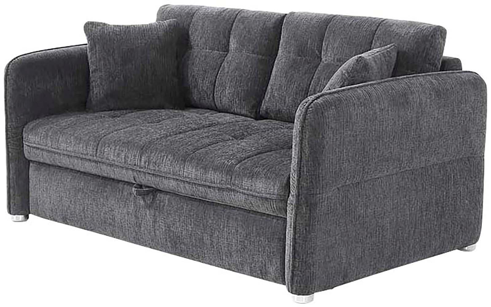 Jockenhöfer Gruppe Schlafsofa "Leon, B: 147 - 187 cm, Liegefl. 120 - 160x200 cm, Breite wählbar" mit Schlaffunktion & Zierkissen, in 3 Breiten