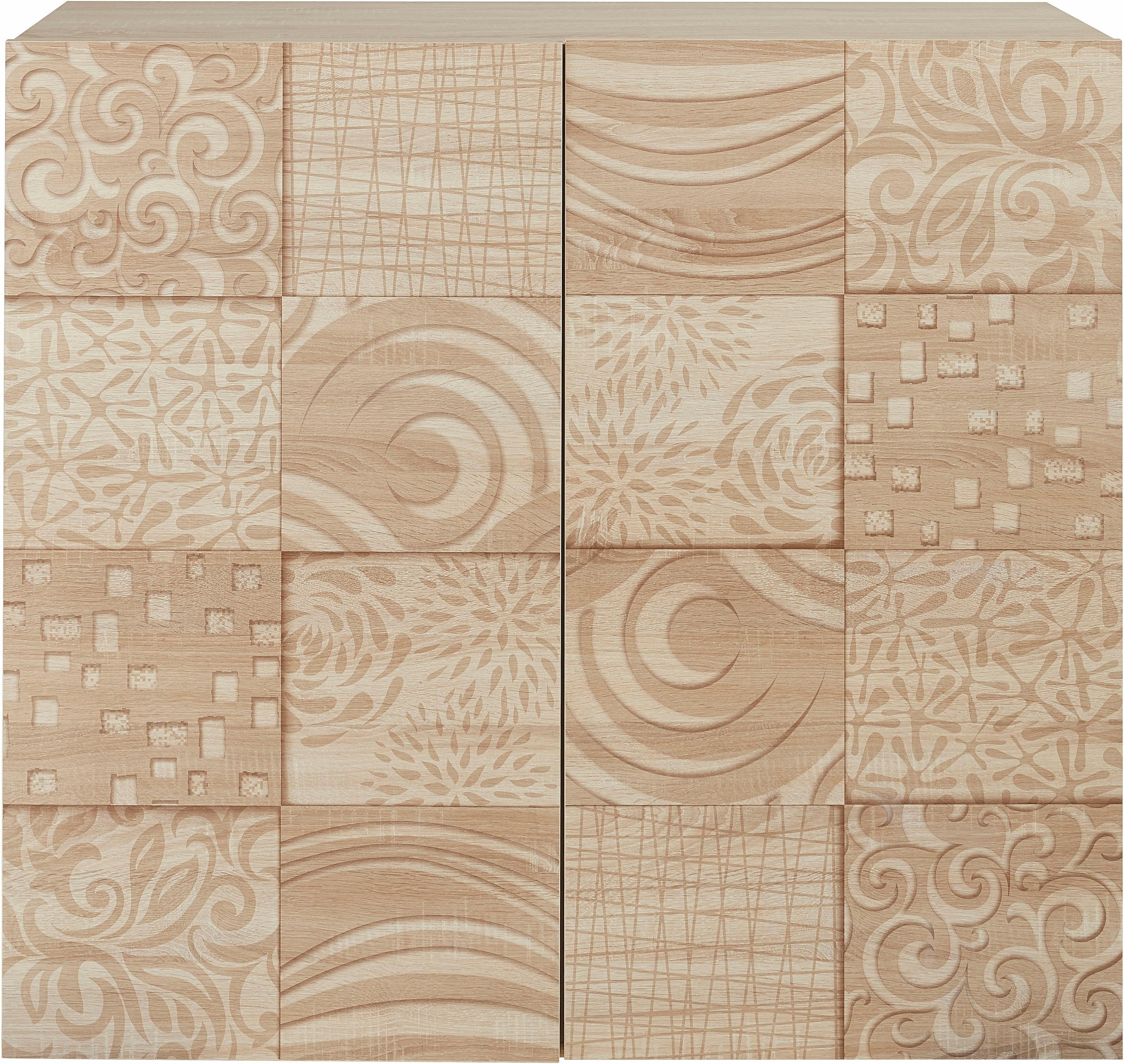 Thumbnail - INOSIGN Highboard "Miro" Breite 121 cm mit dekorativem Siebdruck