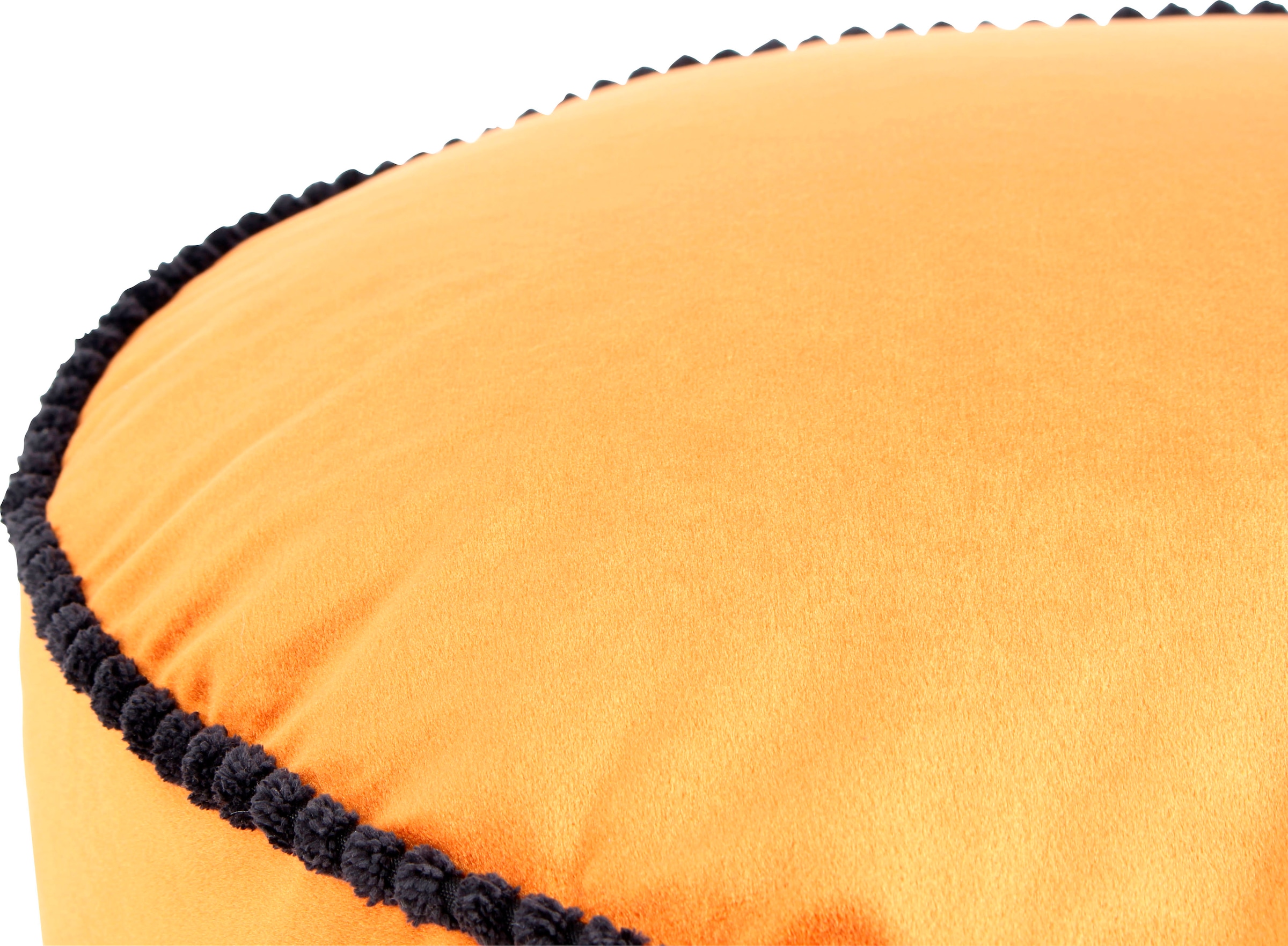 Kayoom Stauraumhocker »Pouf Taj Mahal 125, trendige samtige Oberfläche«, (1 St.), samtweich, farbig, modern, orientalisches Design