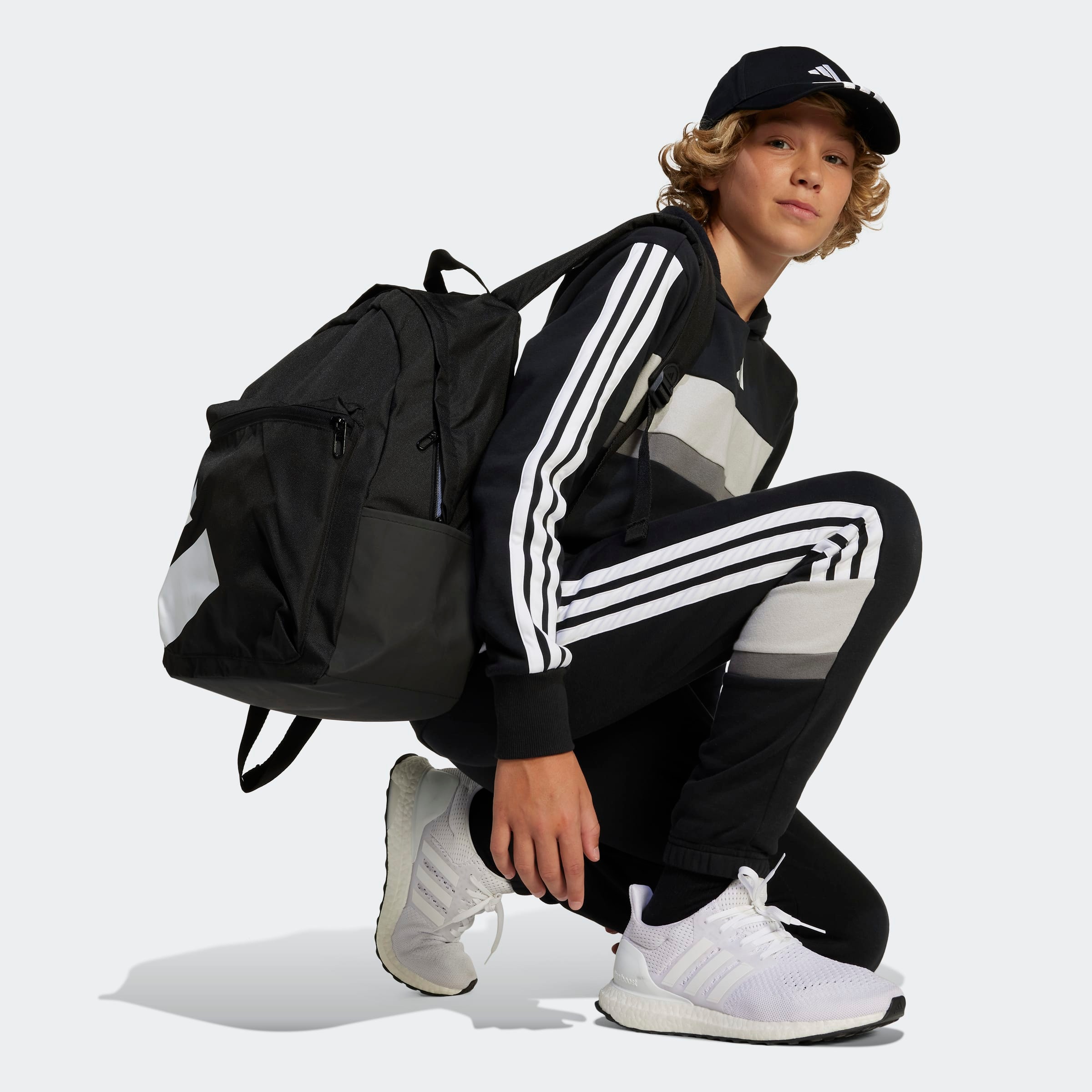 adidas Sportswear Sporthose »J 3S TIB FL PT«  für Kinder, mit Gummizug, aus Baumwolle und Polyester