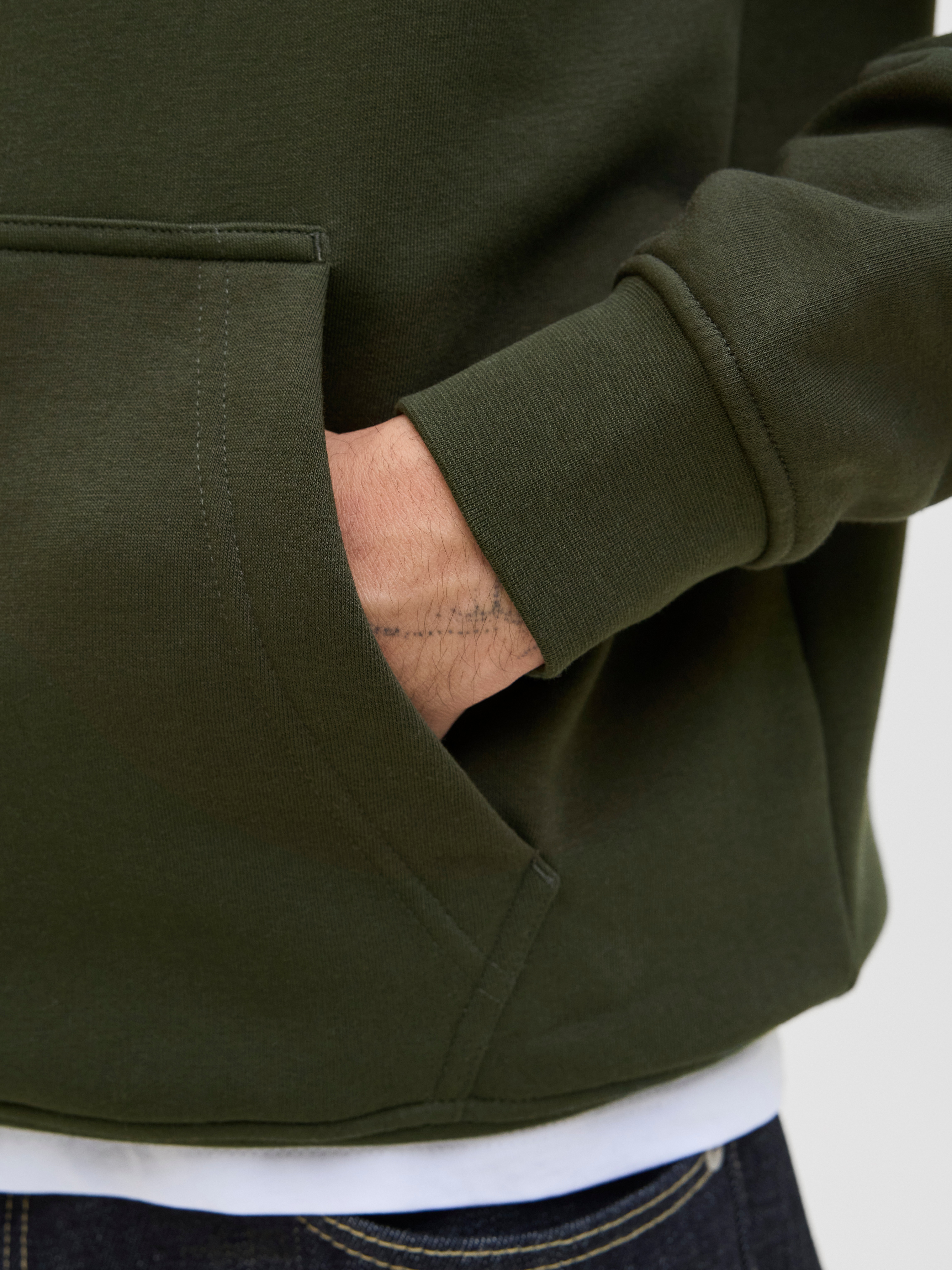 Thumbnail - Jack & Jones Kapuzensweatshirt "JJESOHO SWEAT HOOD NOOS", mit stylischem Print