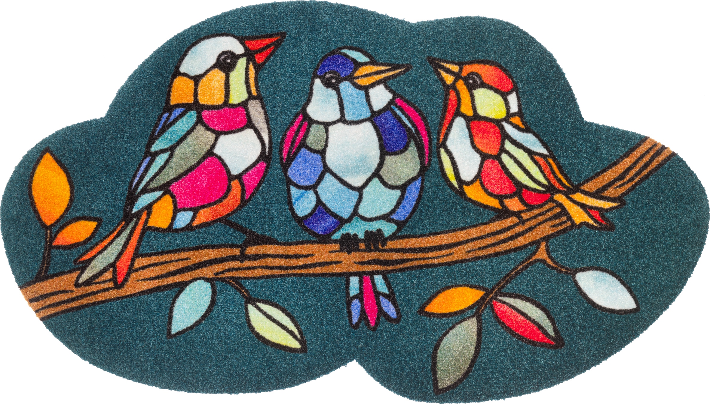 wash+dry by Kleen-Tex Teppich "Morning Choir" rechteckig 9 mm Höhe günstig online kaufen