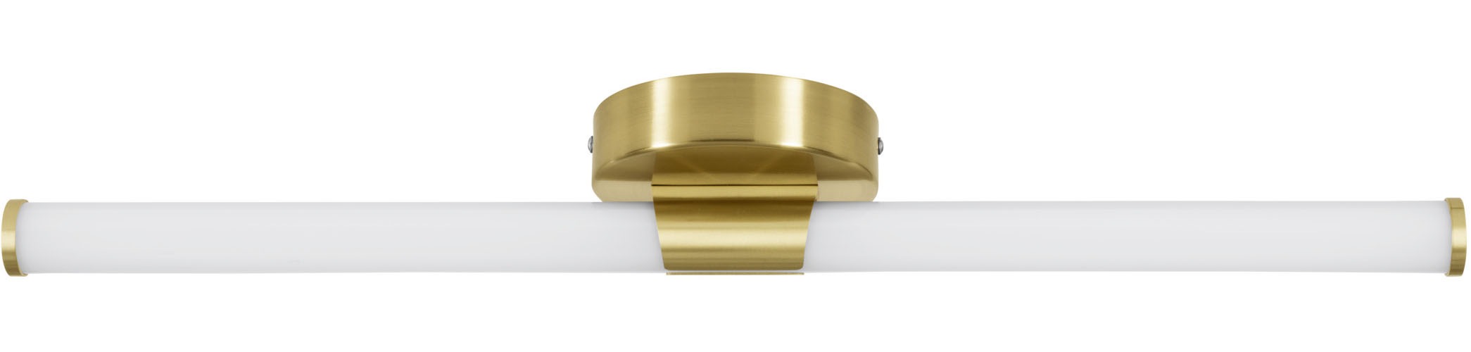 EGLO Spiegelleuchte "RAMOLA Spiegellampe - Stahl - LED - 11W - IP44", 1, H: 12cm, 1 Stk.messing, gebürstet, Badezimmer, Leuchten, Wandlampe,