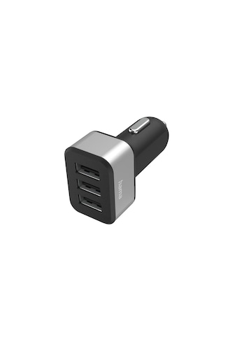Hama USB-Ladegerät »3-fach-USB-Ladegerät f. Zigarettenanzünder Ladeadapter 12V / 24V« kaufen