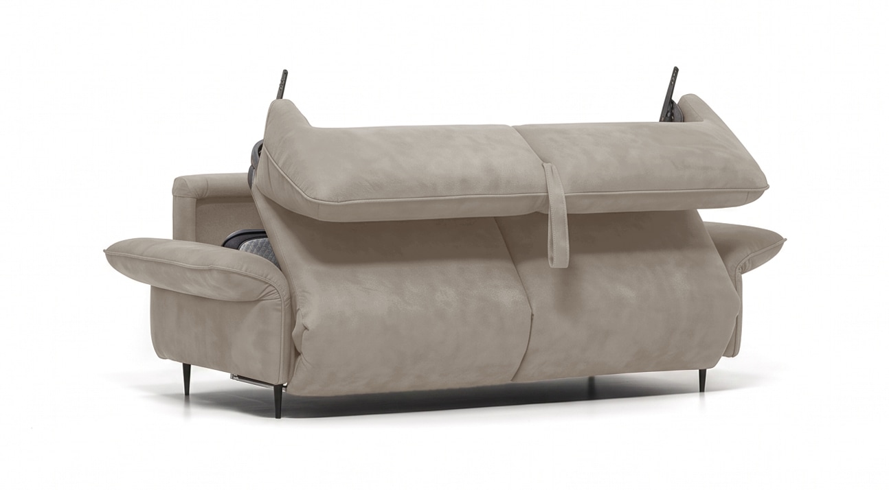 Egoitaliano Schlafsofa »EGO FLY, Made in Italy-Designsofa mit Dauerschlaffunktion,Breite 203cm« Schlafsofa aus Luxus-Microfaser mit verstellbaren Armlehnen