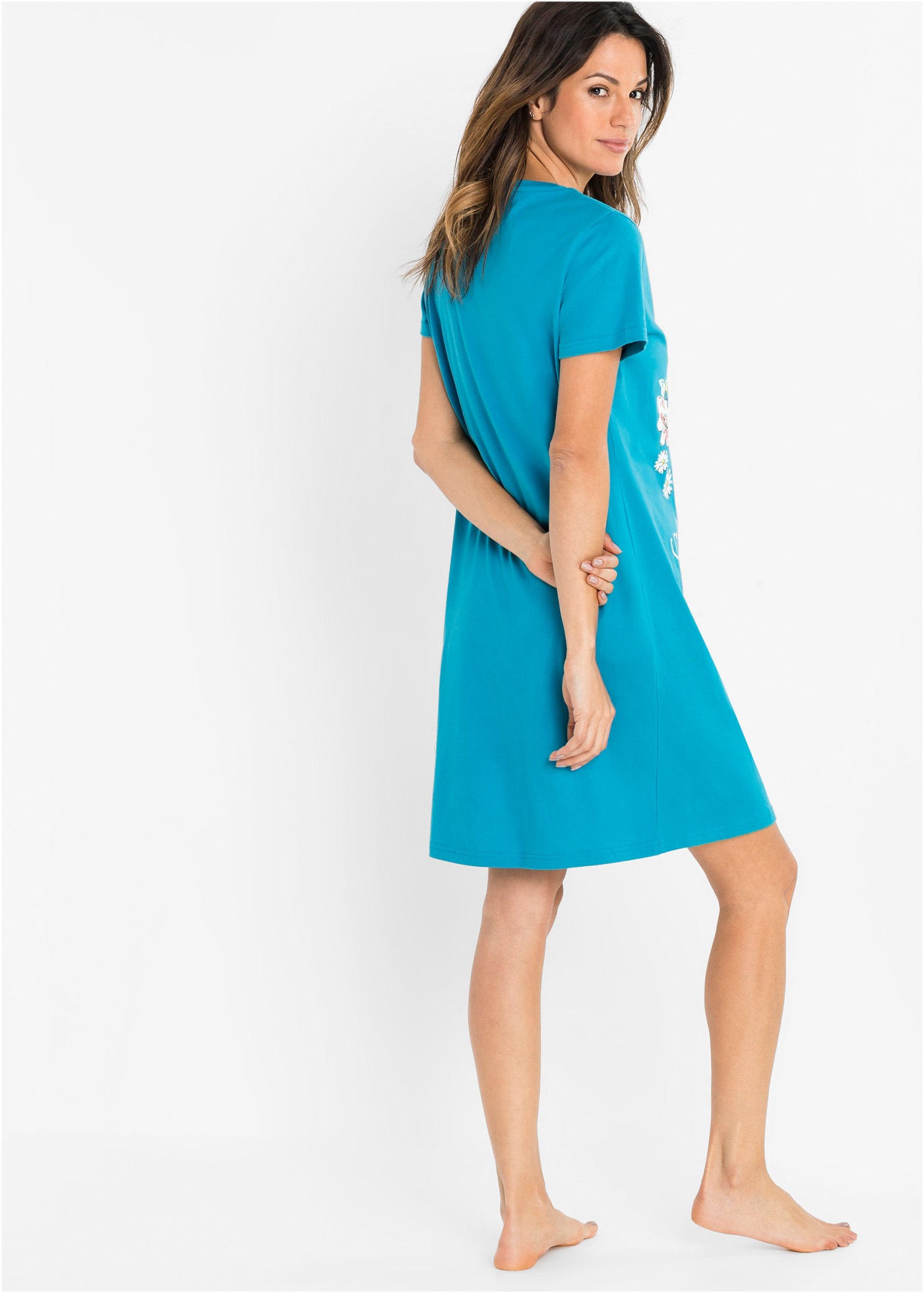 bonprix Nachthemd Packung, 2 tlg. für entspannte Stunden zu Hause, aus Baum günstig online kaufen