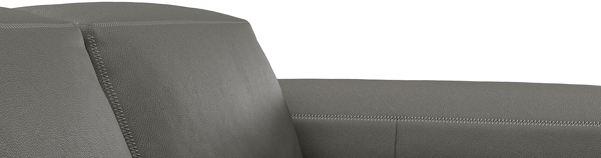 FLEXLUX Ecksofa »Lucera bequem und komfortabel durch hochwertigen Sitzaufbau, L.Form«, modern & anschmiegsam, Kaltschaum, Stahl-Wellenunterfederung