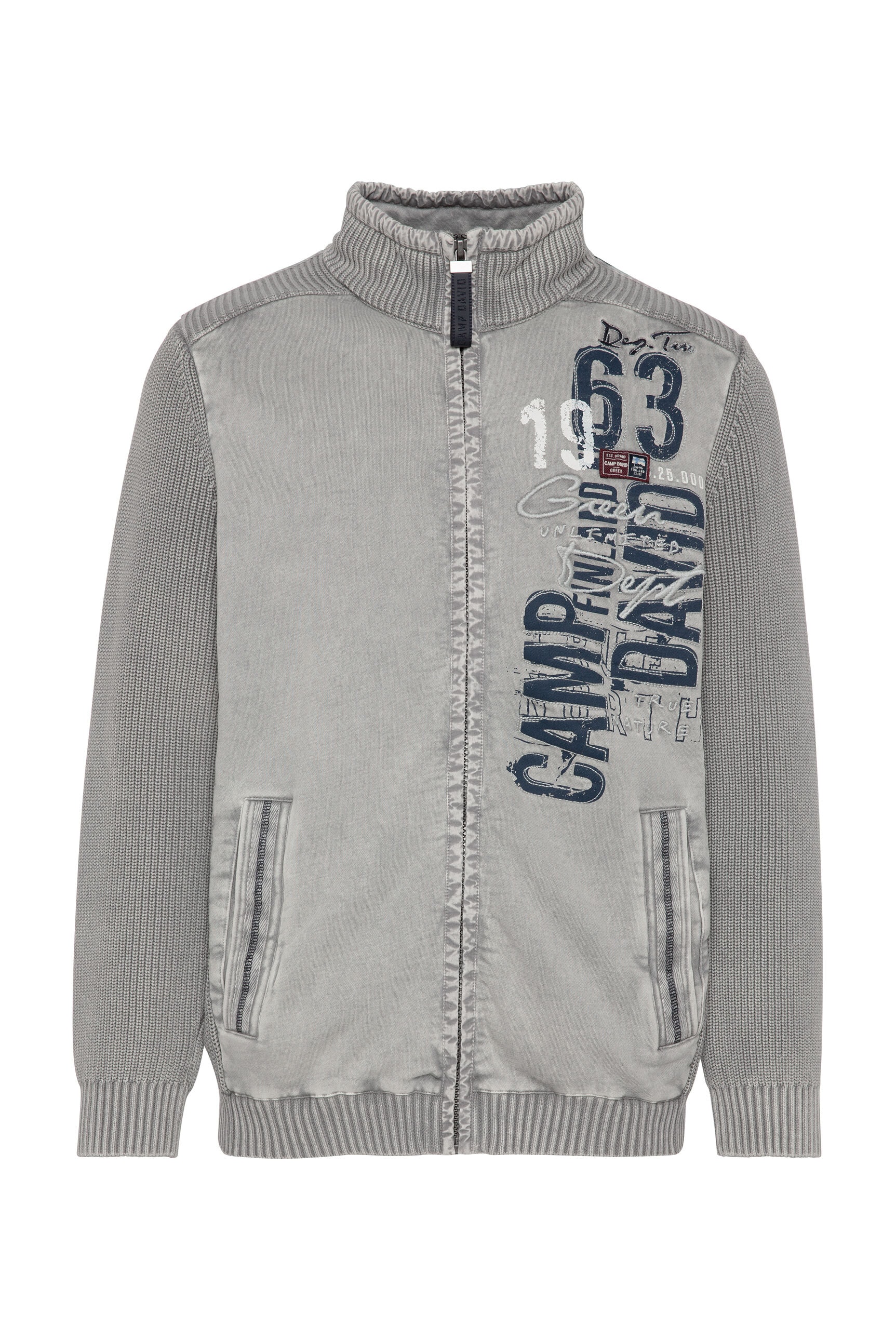 CAMP DAVID Strickjacke, aus Baumwolle