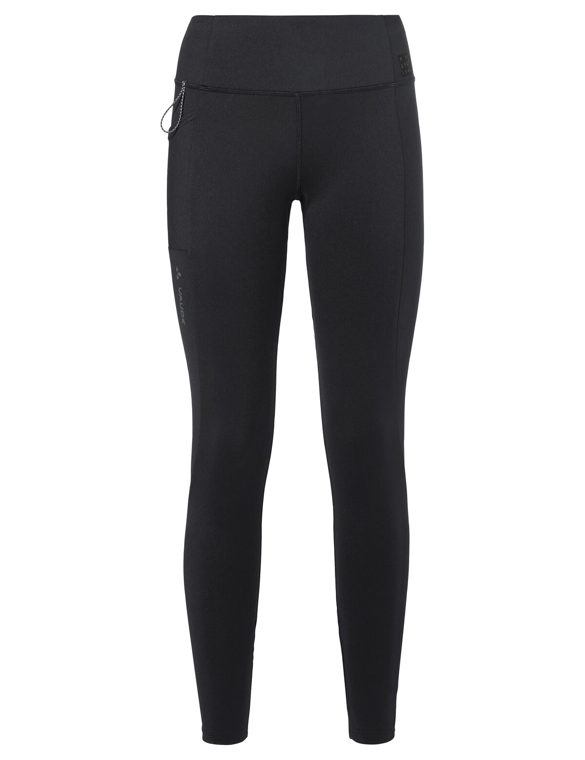VAUDE »Women's Neyland Winter Tights«  für kalte Tage, mit Seitennahttasche und elastischer Schlaufe