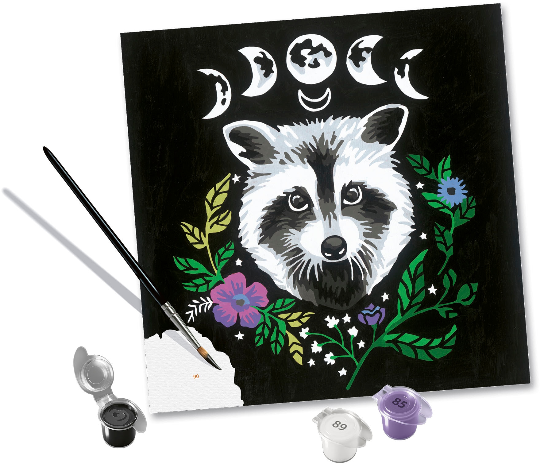 Ravensburger Malen nach Zahlen »CreArt, Pixie Cold: Racoon«, Made in Europe