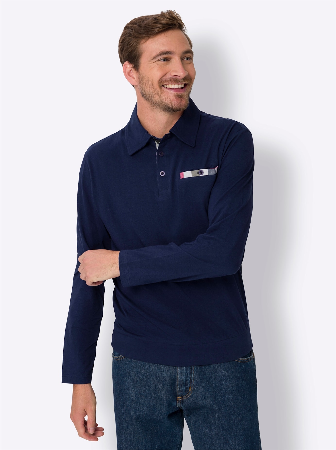 Classic Poloshirt "Langarm-Poloshirt" 1 Stk.