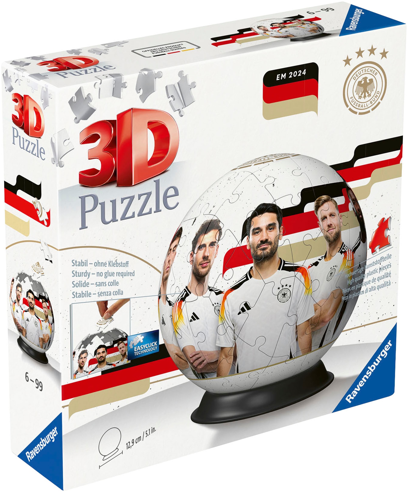 Ravensburger Puzzleball »Puzzle-Ball Nationalmannschaft DFB 2024«, Made in Europe