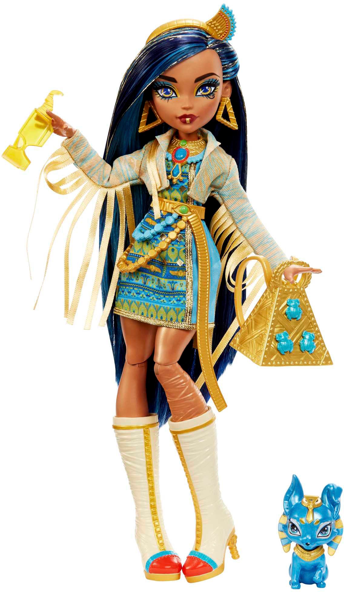 MonsterHigh™ Anziehpuppe »Cleo de Nile mit Hund«