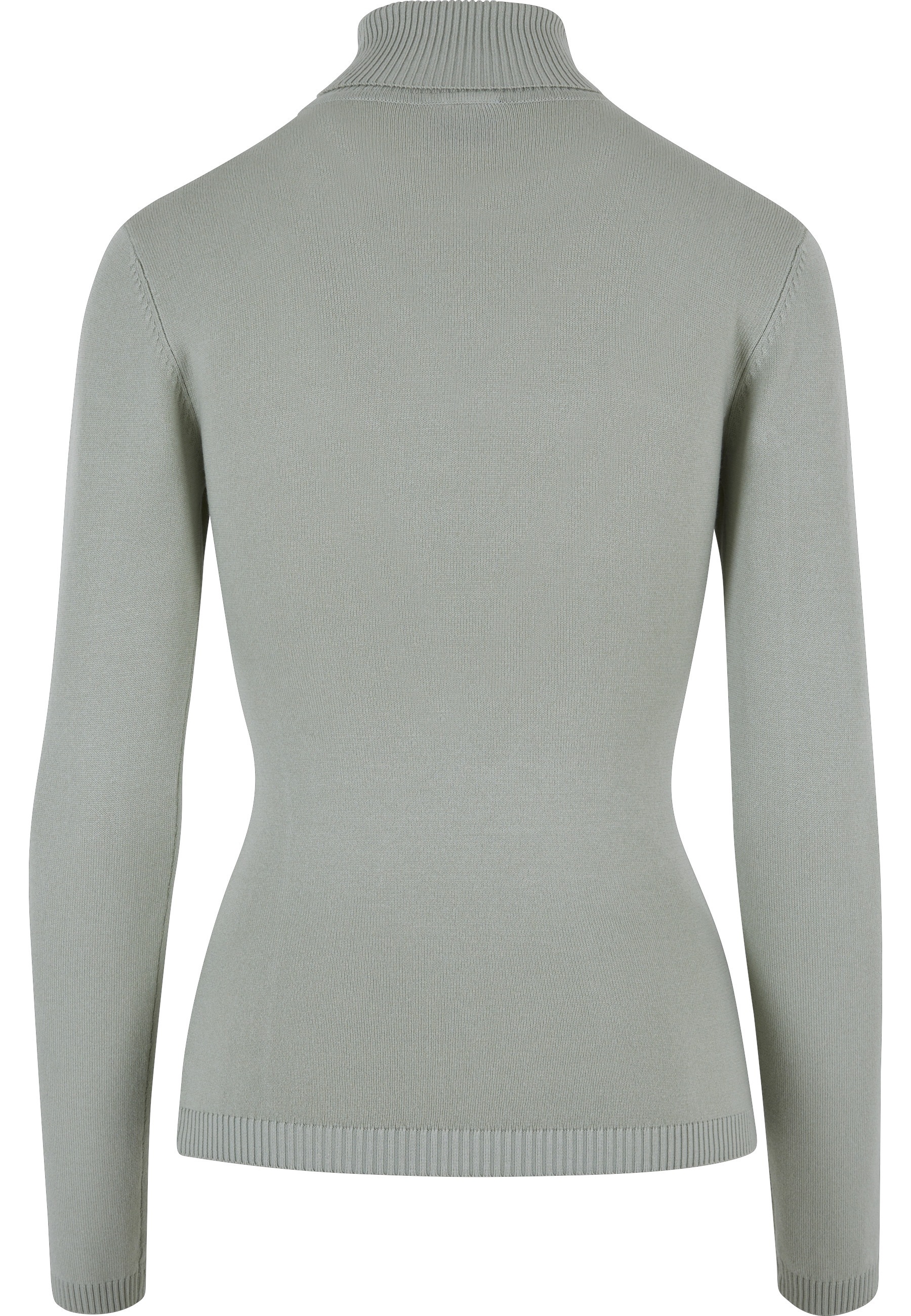 URBAN CLASSICS Sweatshirt »Urban Classics Damen Ladies Knitted Turtleneck Sweater«, 1 Stk.

