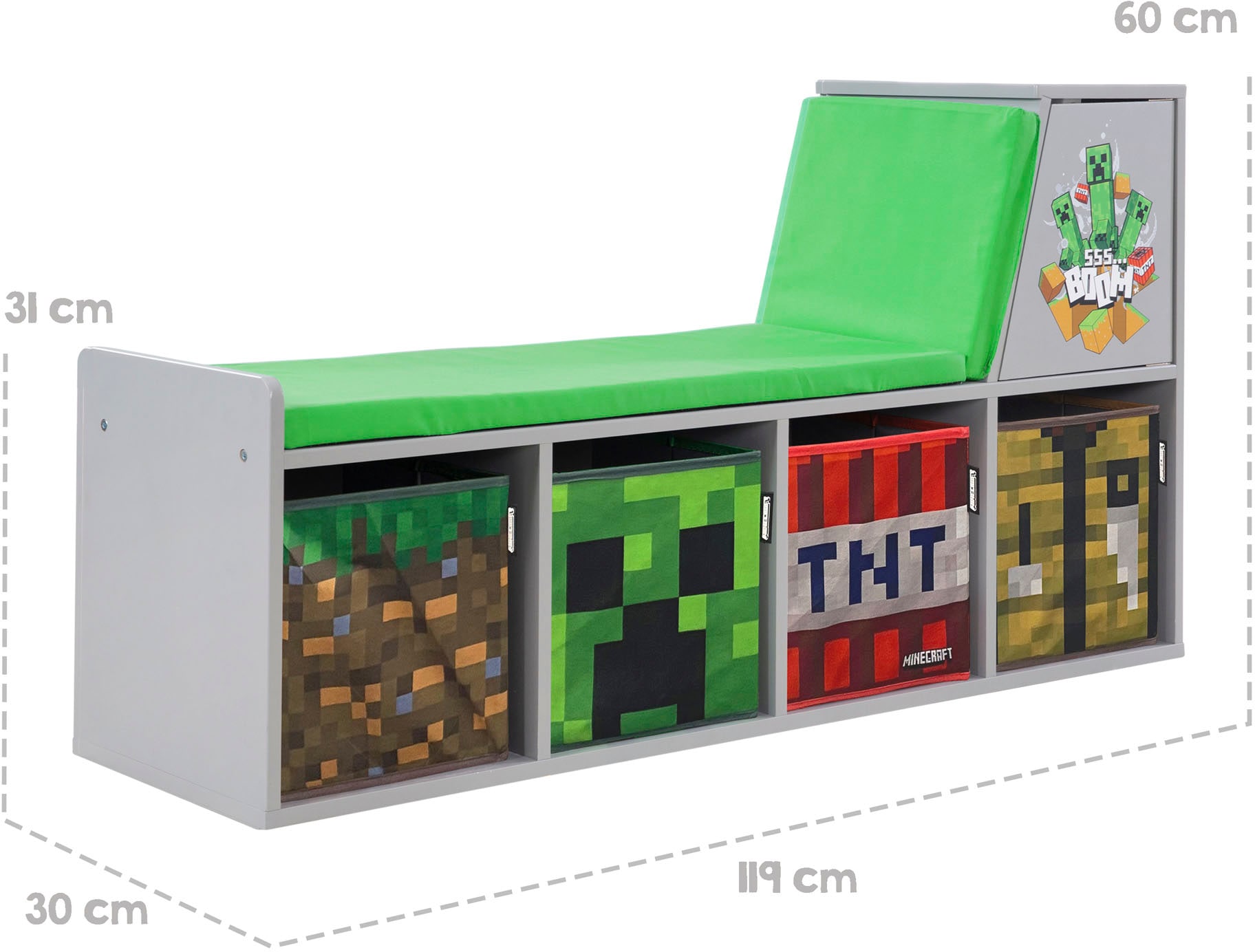 Phoenix Sitzbank »Minecraft Lesebank« 6 Stk. tlg.
