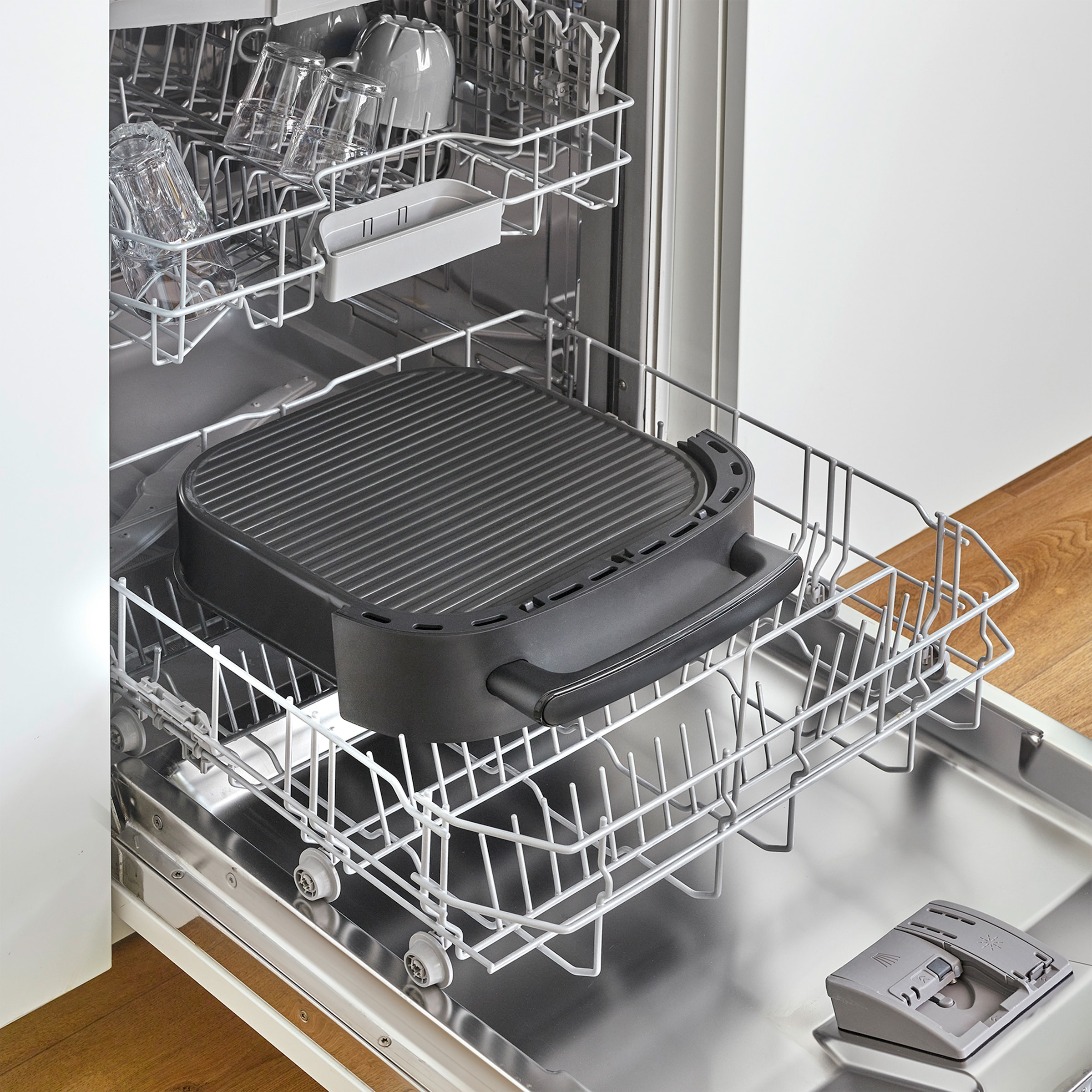 Caso Heißluftfritteuse »Design Heissluftfritteuse AirFry & PizzaChef« 2850 W Frittieren, Backen, Aufwärmen, Rösten oder Dörren.