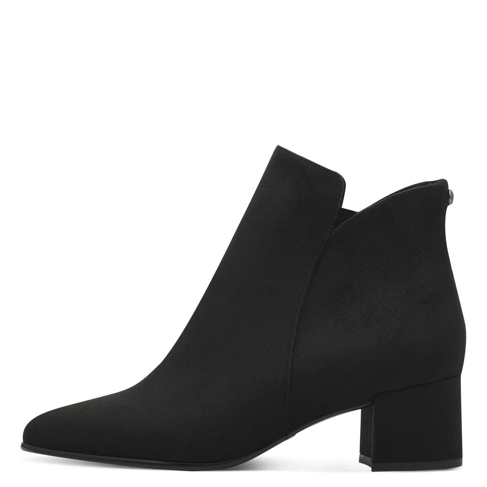 Tamaris Stiefelette, Blockabsatz, Basicstiefelette in veganer Verarbeitung, schmale Form